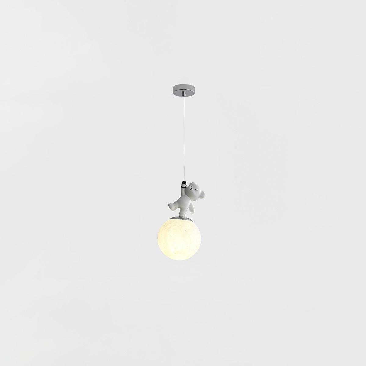 Animal And Moon Pendant Light - Lumpaz