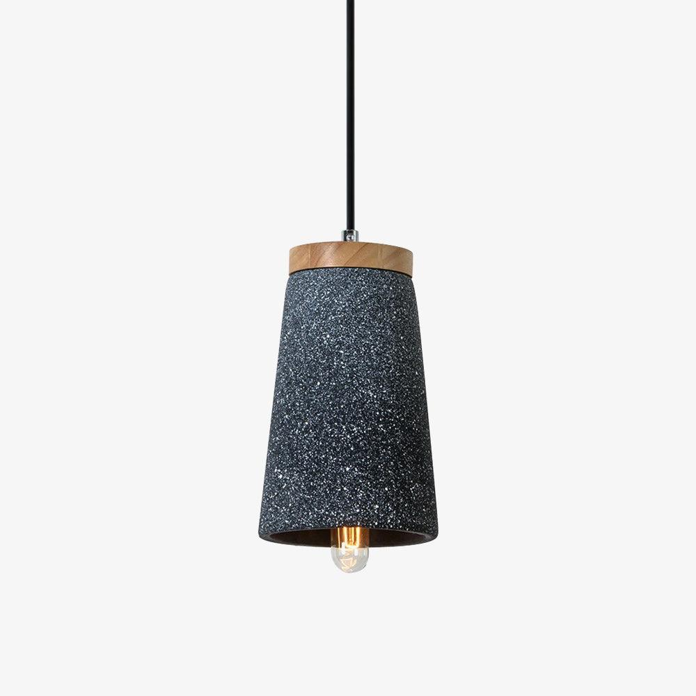 Coburg Wood Cement Pendant Light - Lumpaz