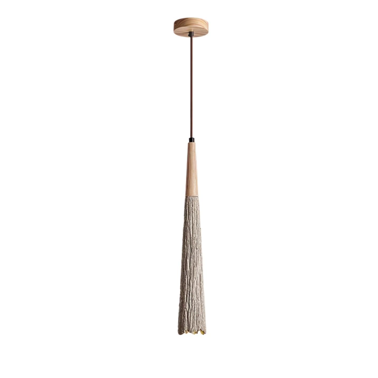 Concrete Pleated Pendant Lamp - Lumpaz