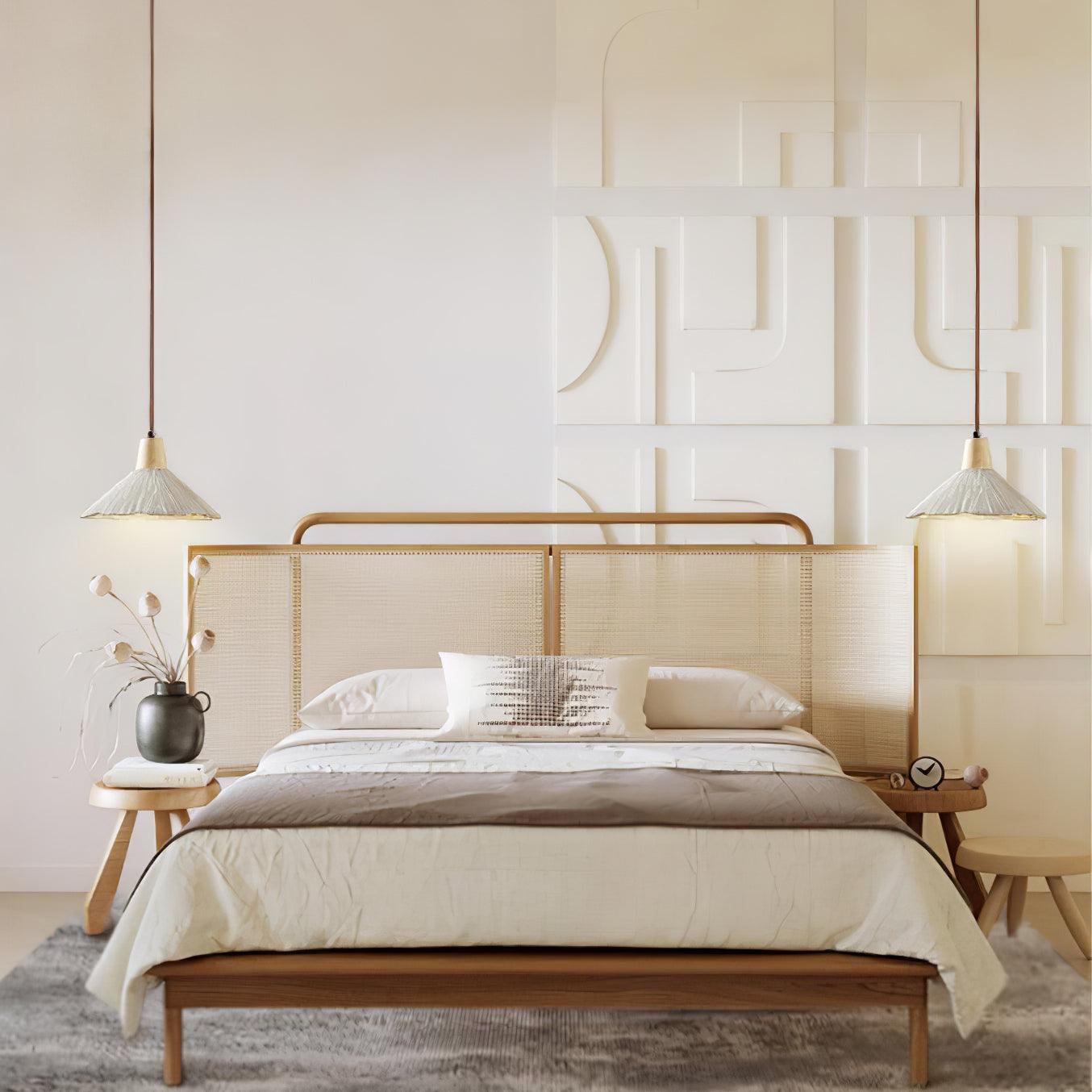 Concrete Pleated Pendant Lamp - Lumpaz