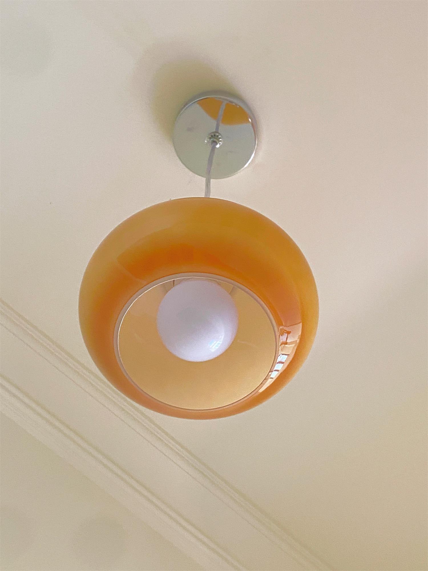 Oval Persimmon Pendant Light - Lumpaz