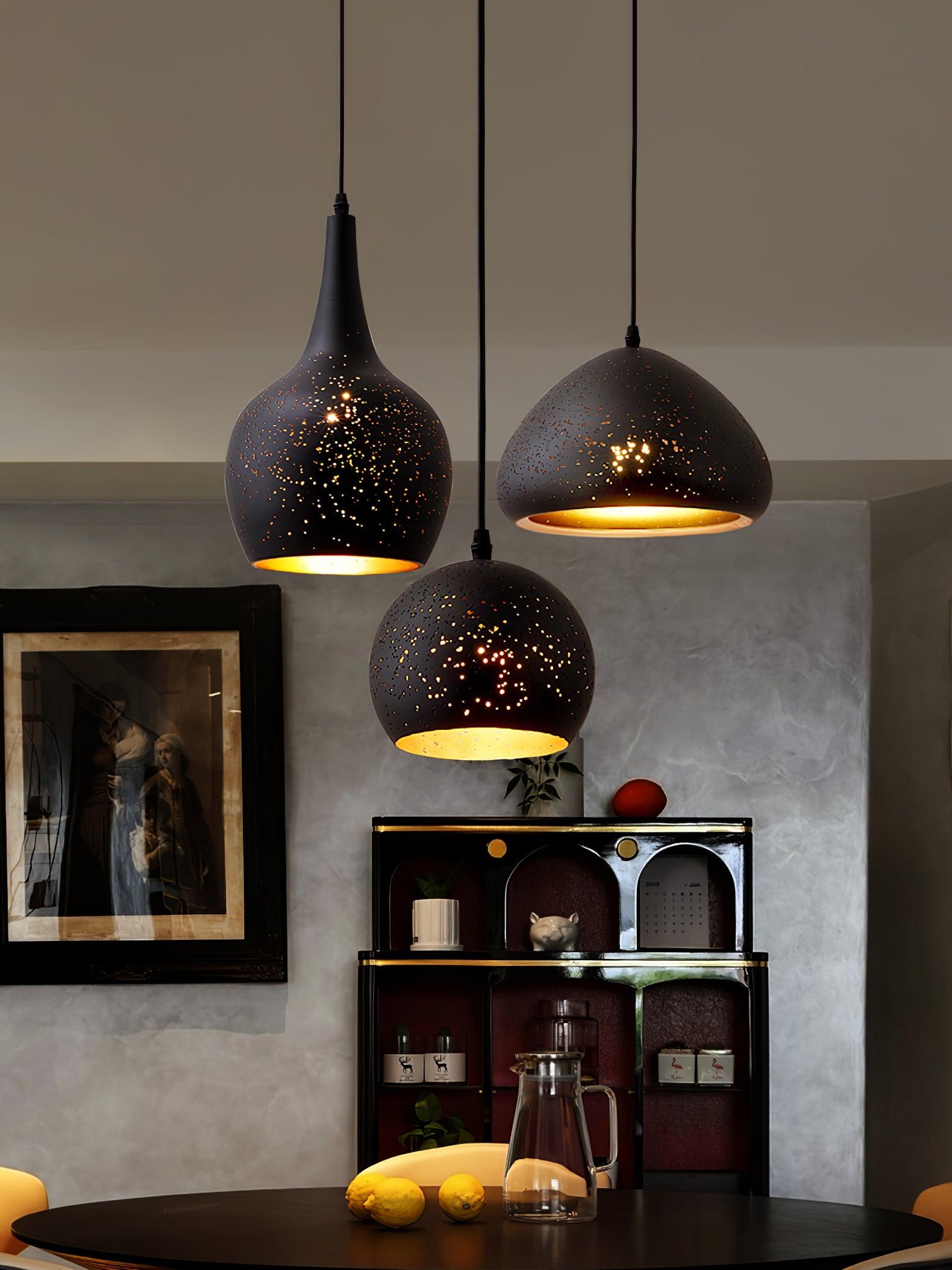 Hollow Industrial Pendant Lamp - Lumpaz