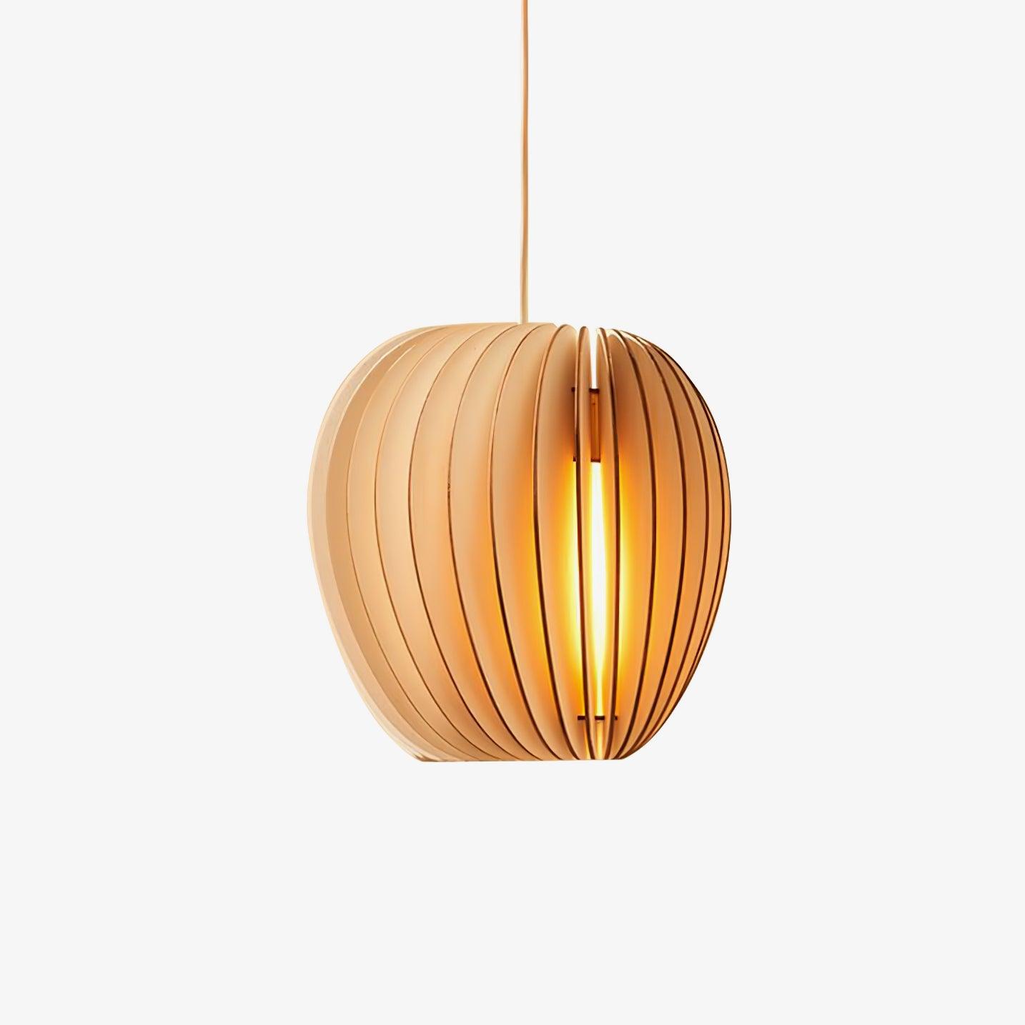 Wooden Orb Pendant Lamp - Lumpaz