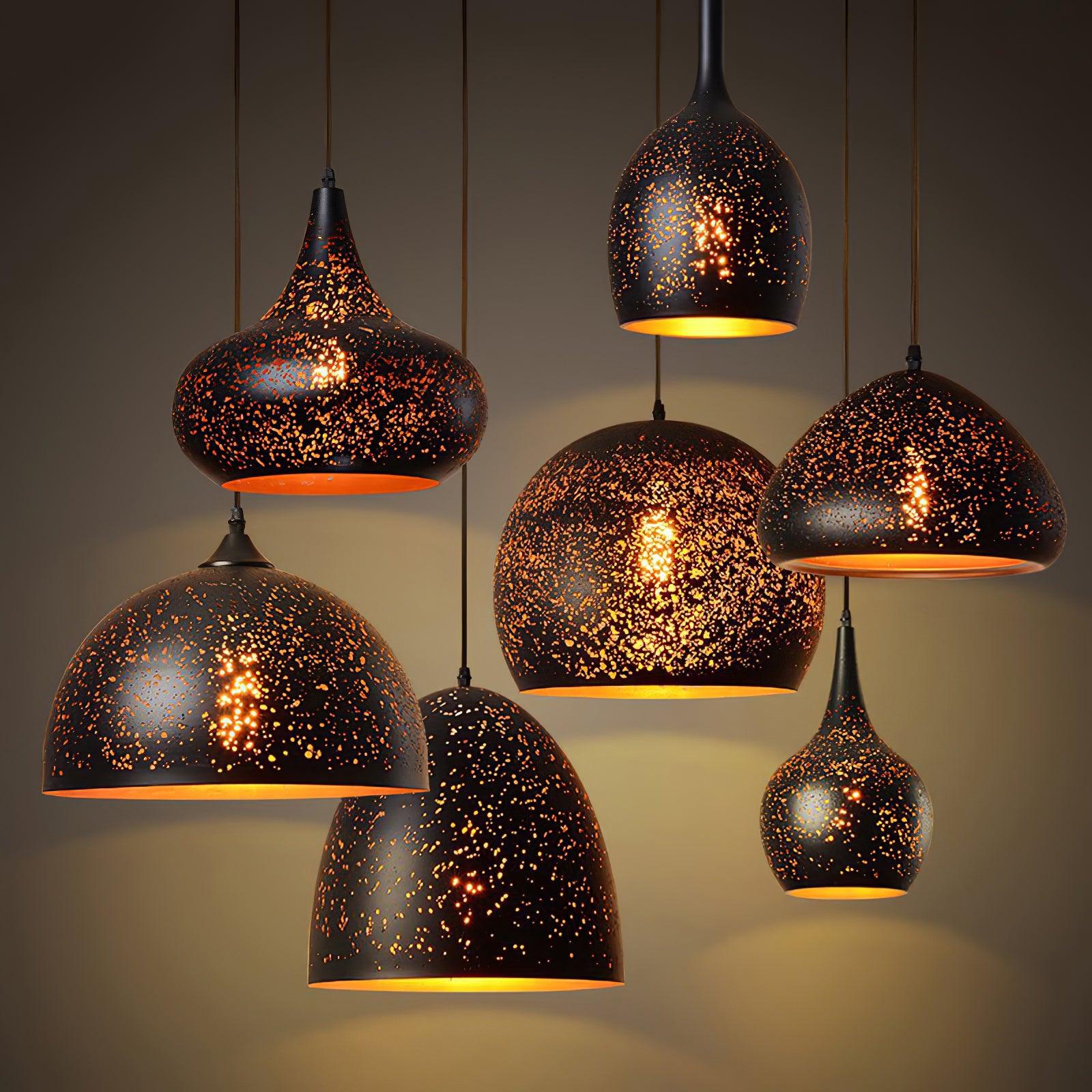 Hollow Industrial Pendant Lamp - Lumpaz
