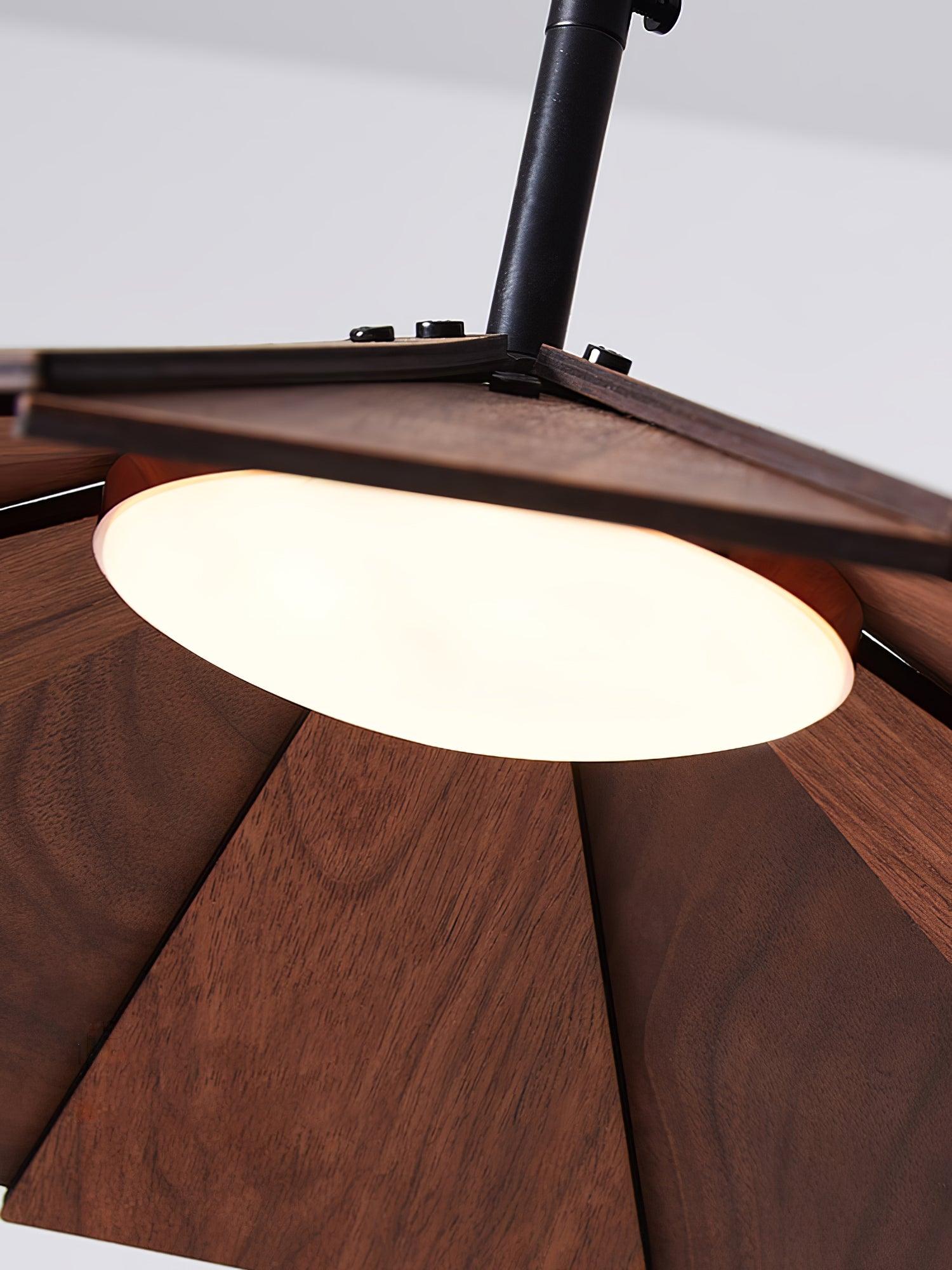 Umbrella Wooden Pendant Light - Lumpaz