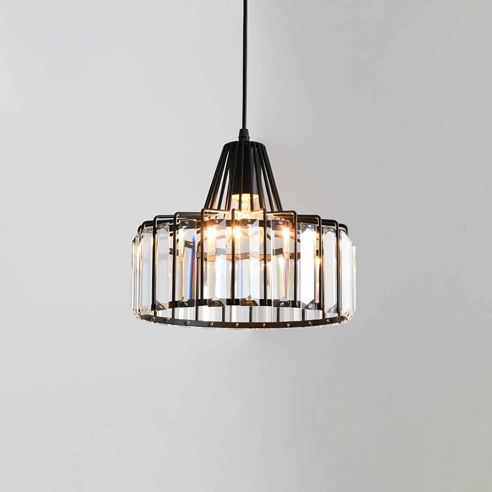 Crystal Drum Pendant Lamp - Lumpaz