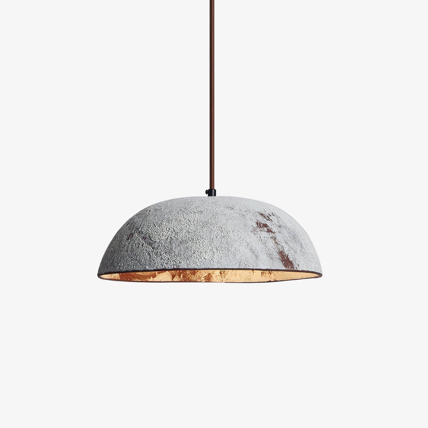Half Dome Vintage Ceramic Pendant Lamp - Lumpaz
