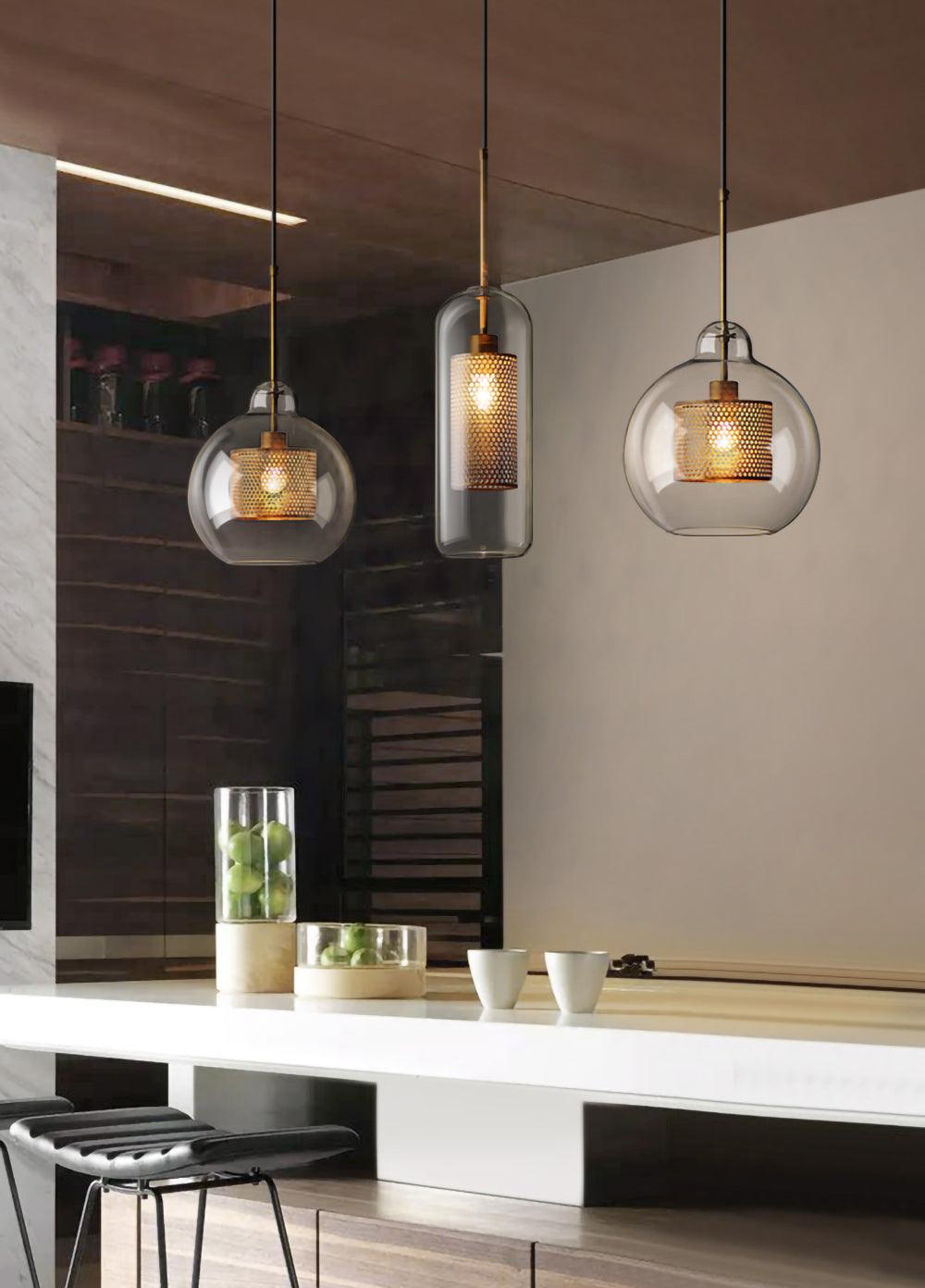 Chiswick Glass Pendant Light - Lumpaz