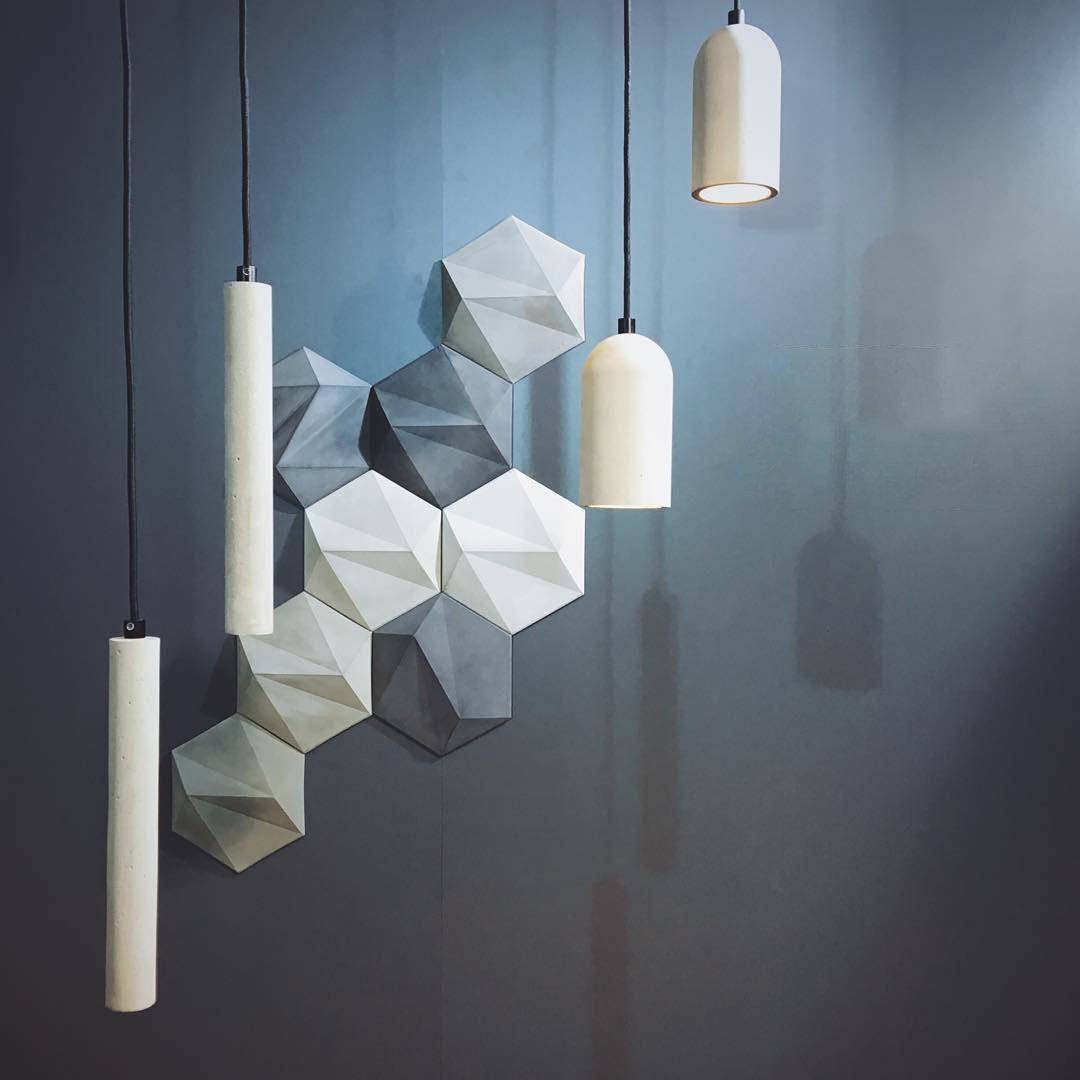 U Concrete Pendant Lamp - Lumpaz