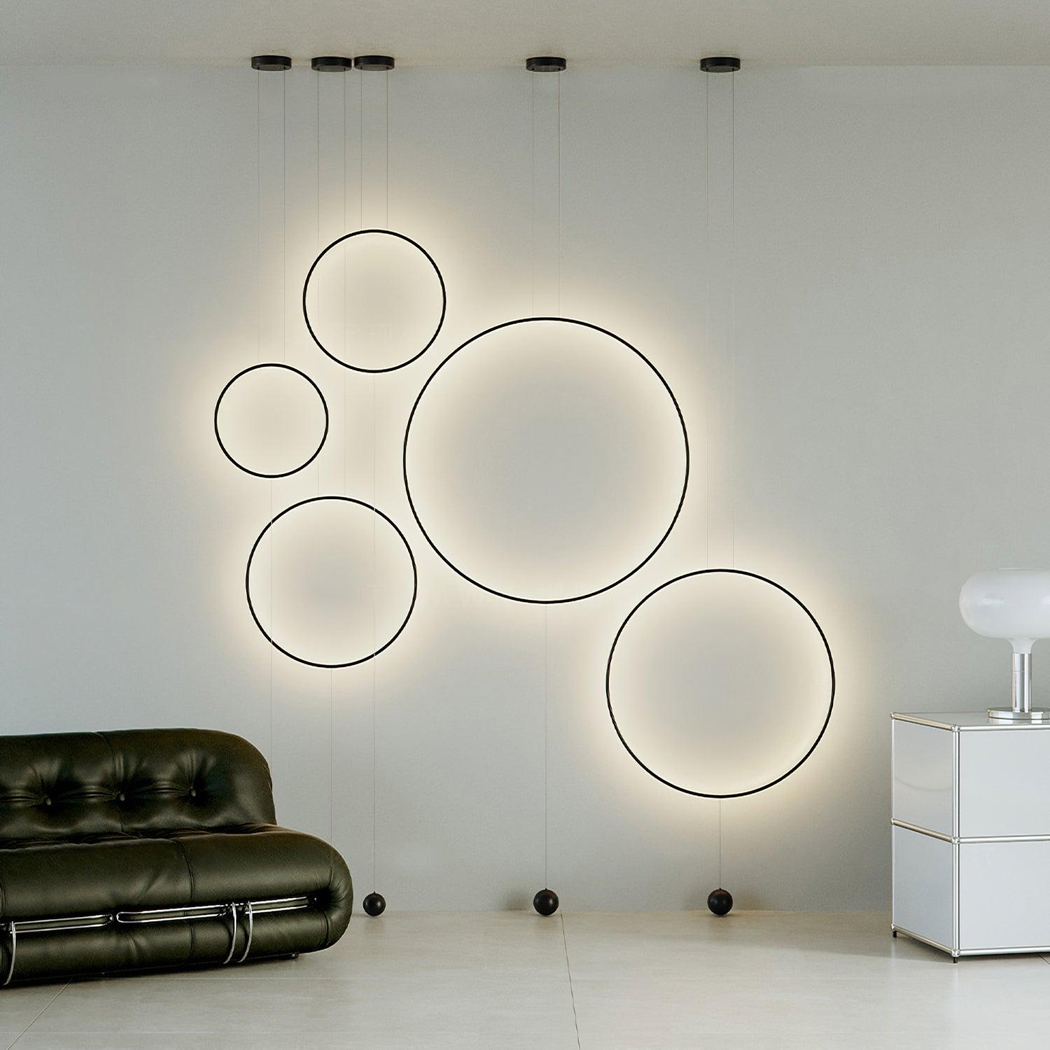 Nightfall Circle Pendant Light - Lumpaz