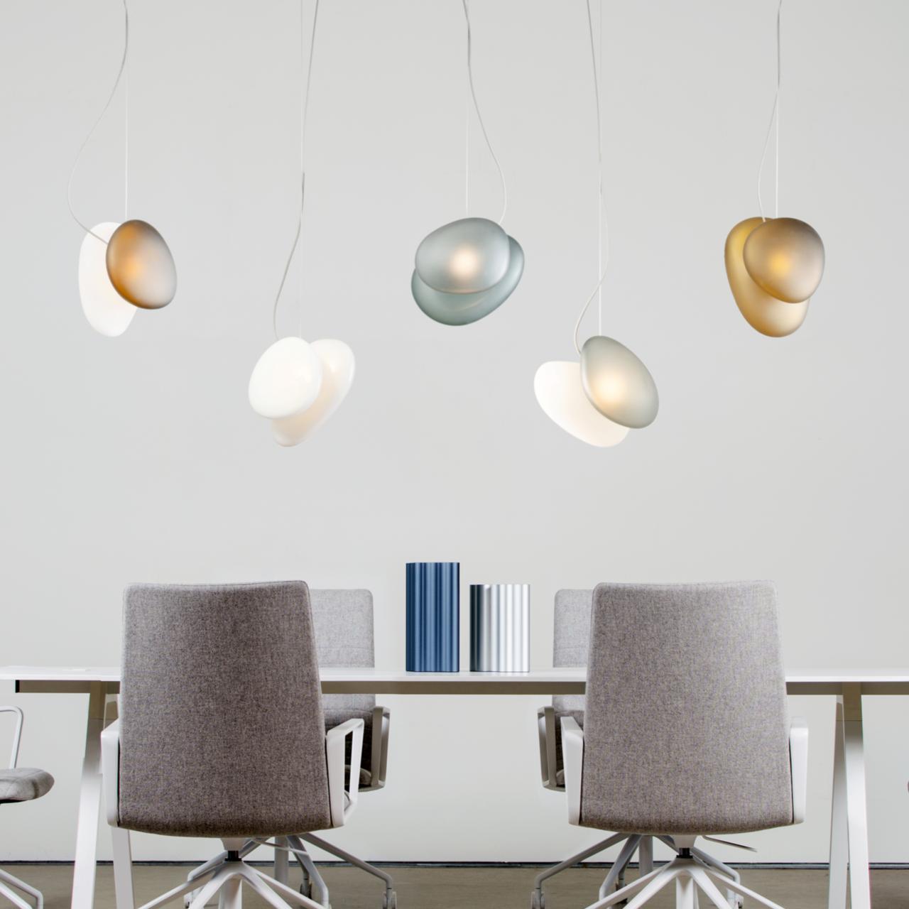 Translucent Frosted Glass Pendant Light - Lumpaz