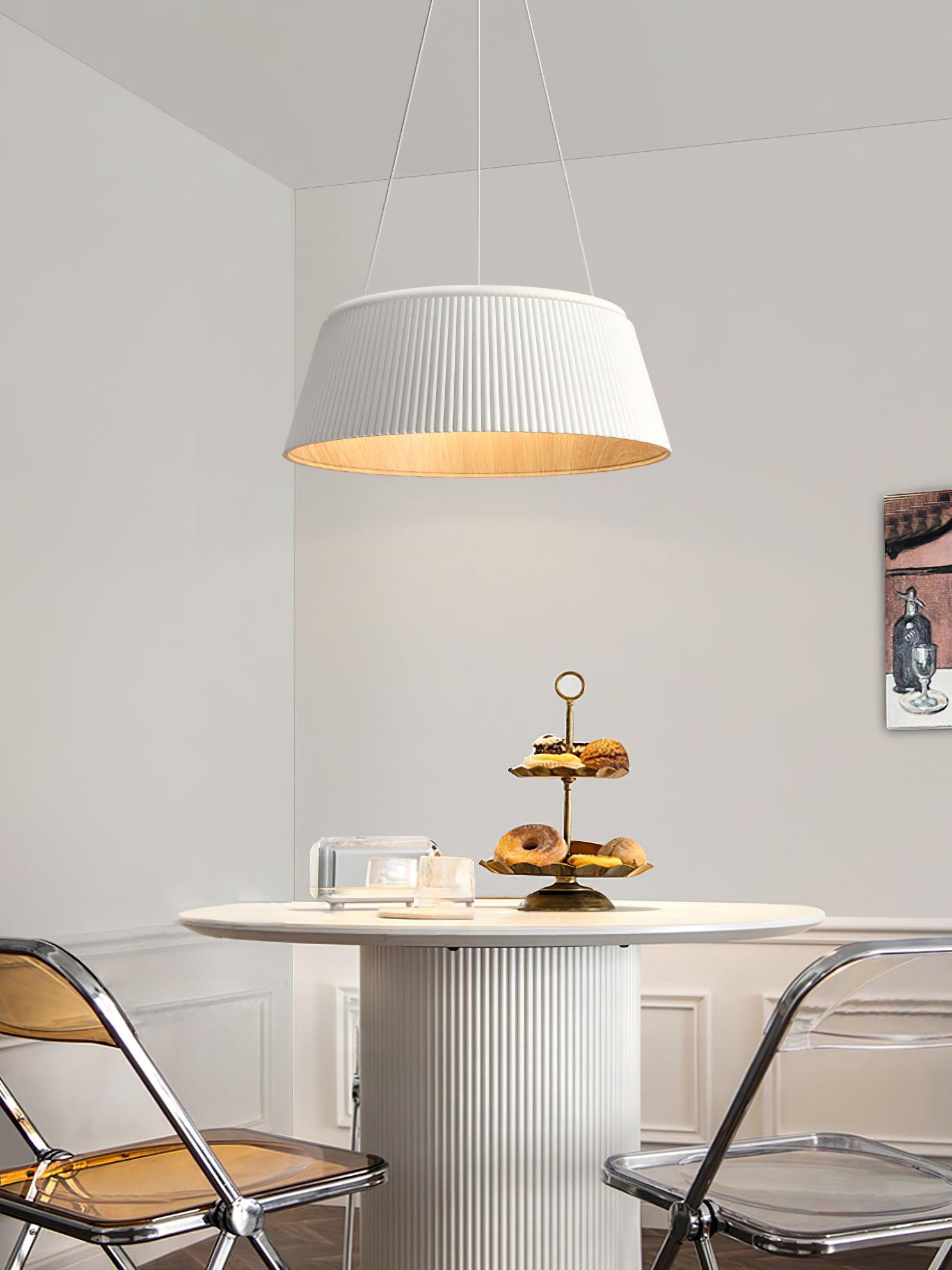 Modern Ribbed Pendant Light - Lumpaz