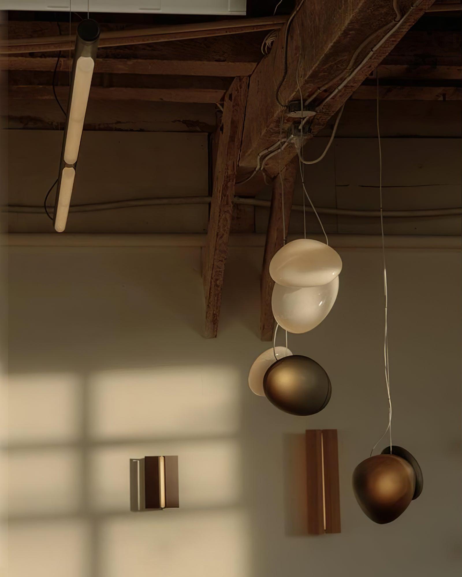 Translucent Frosted Glass Pendant Light - Lumpaz