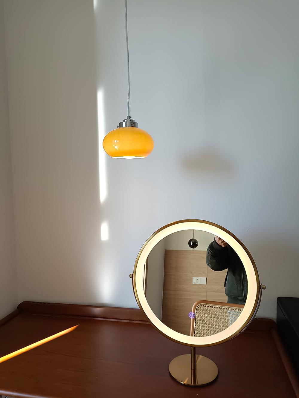 Oval Persimmon Pendant Light - Lumpaz