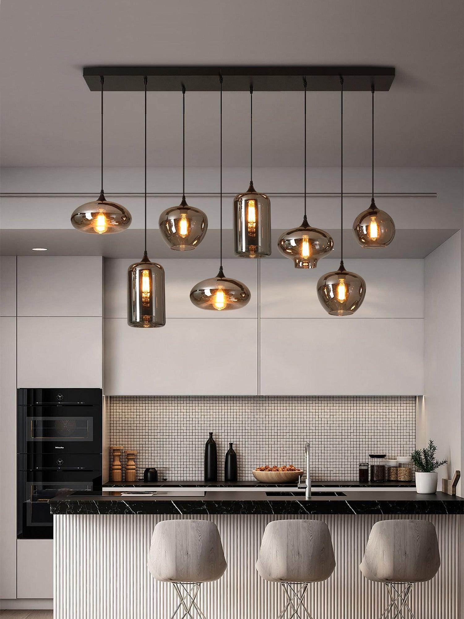 Bottle Glass Pendant Light - Lumpaz