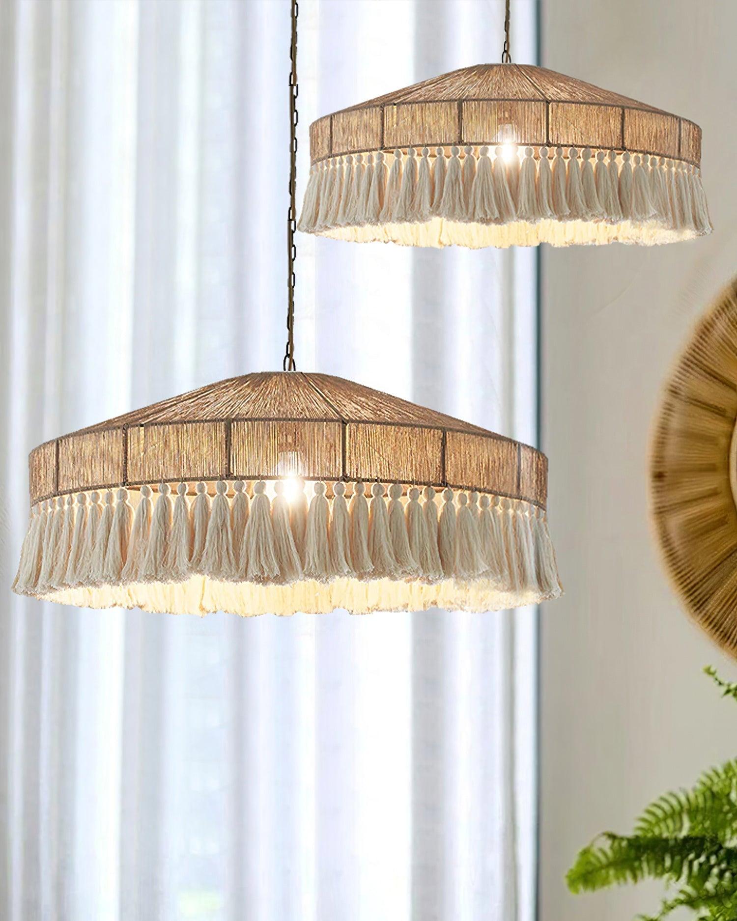 Bohemian Fringe Pendant Lamp - Lumpaz
