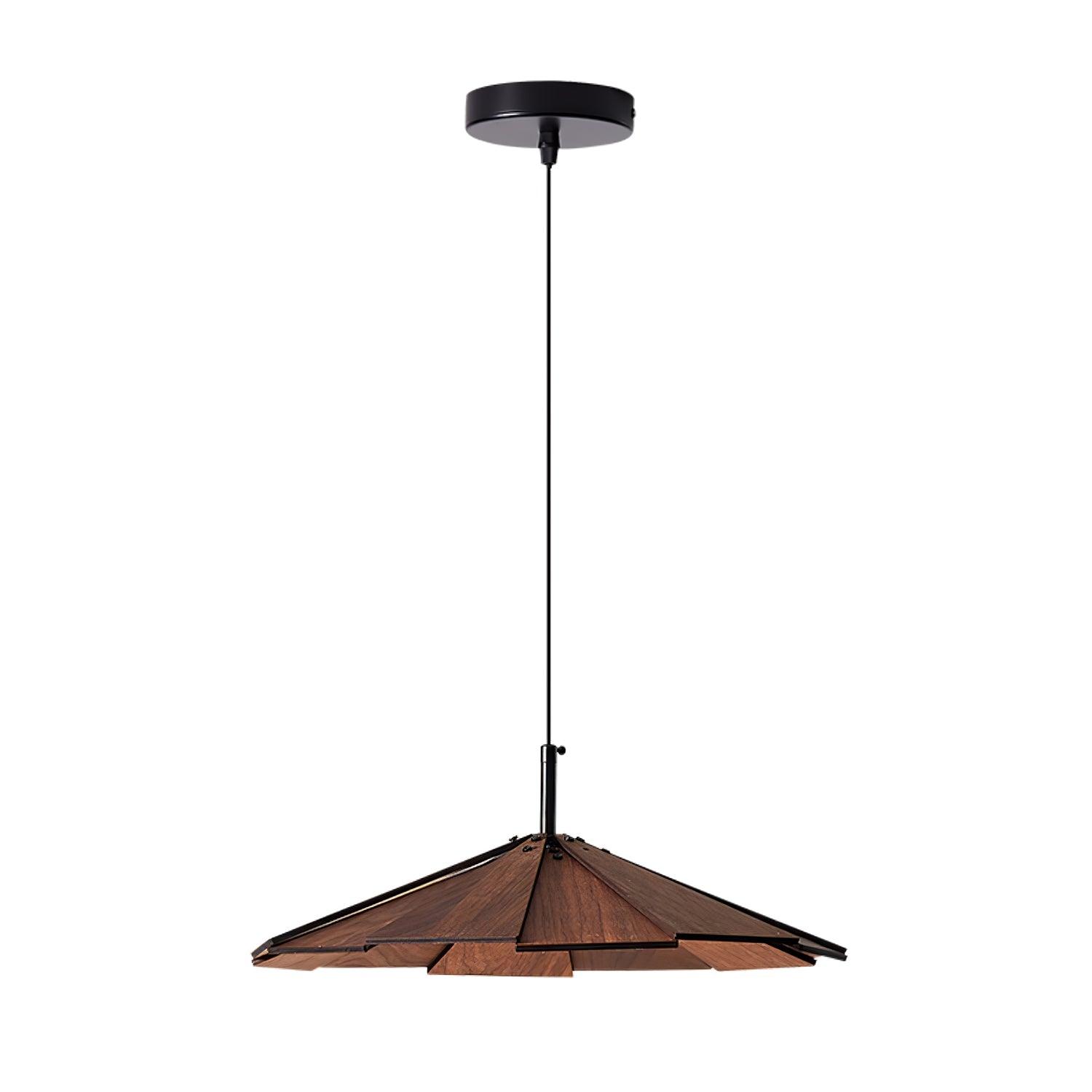 Umbrella Wooden Pendant Light - Lumpaz