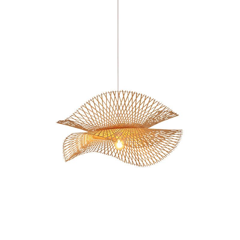 Bamboo Frame Pendant Lamp - Lumpaz