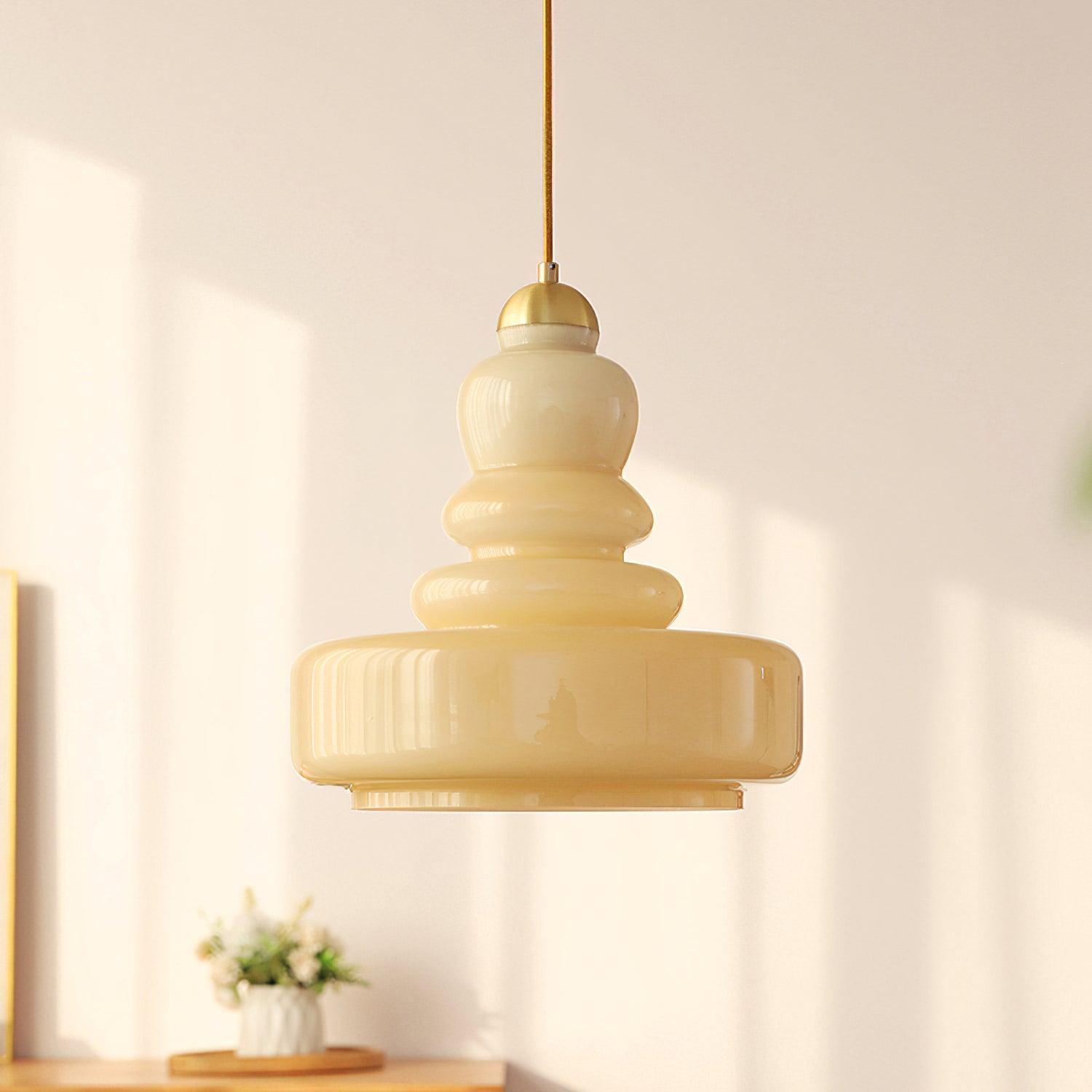 Schoolhouse Glass Pendant Light - Lumpaz