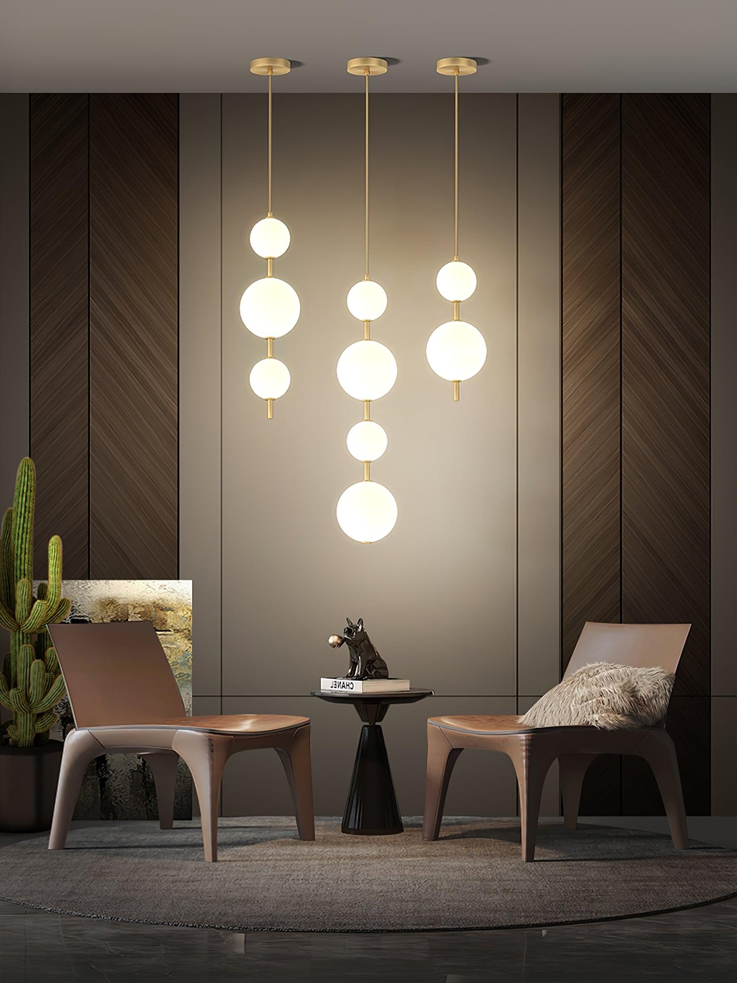 Vertical Globe Pendant Lamp - Lumpaz