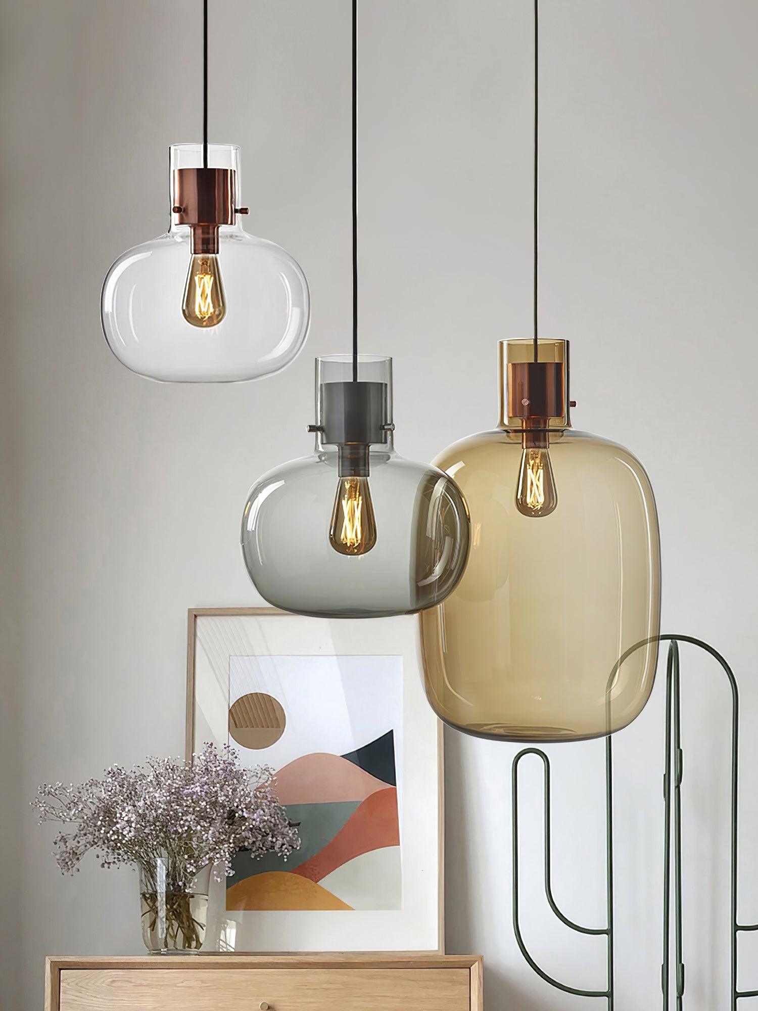 Cambre Glass Pendant Light - Lumpaz