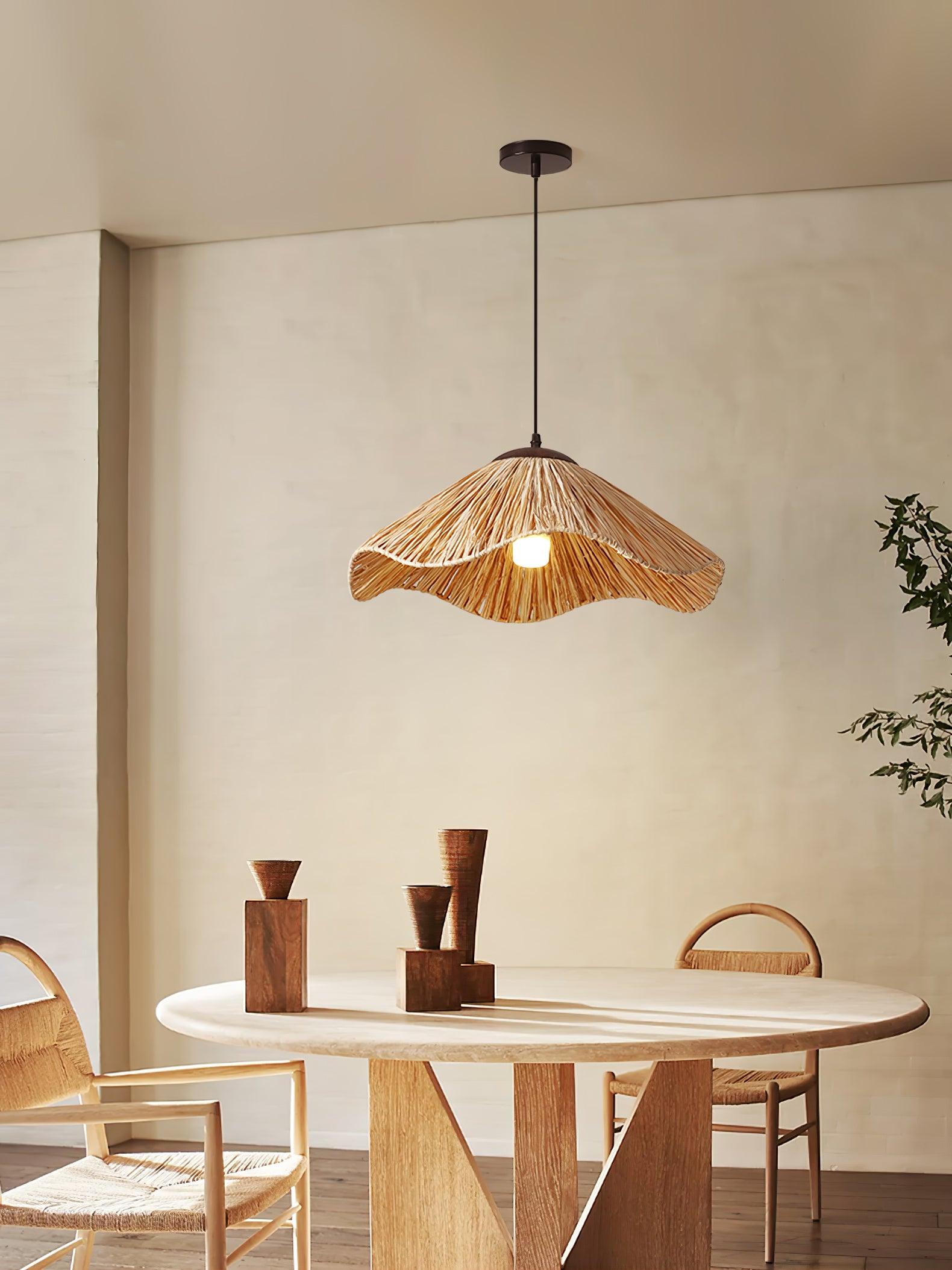 Straw Weaving Pendant Lamp - Lumpaz