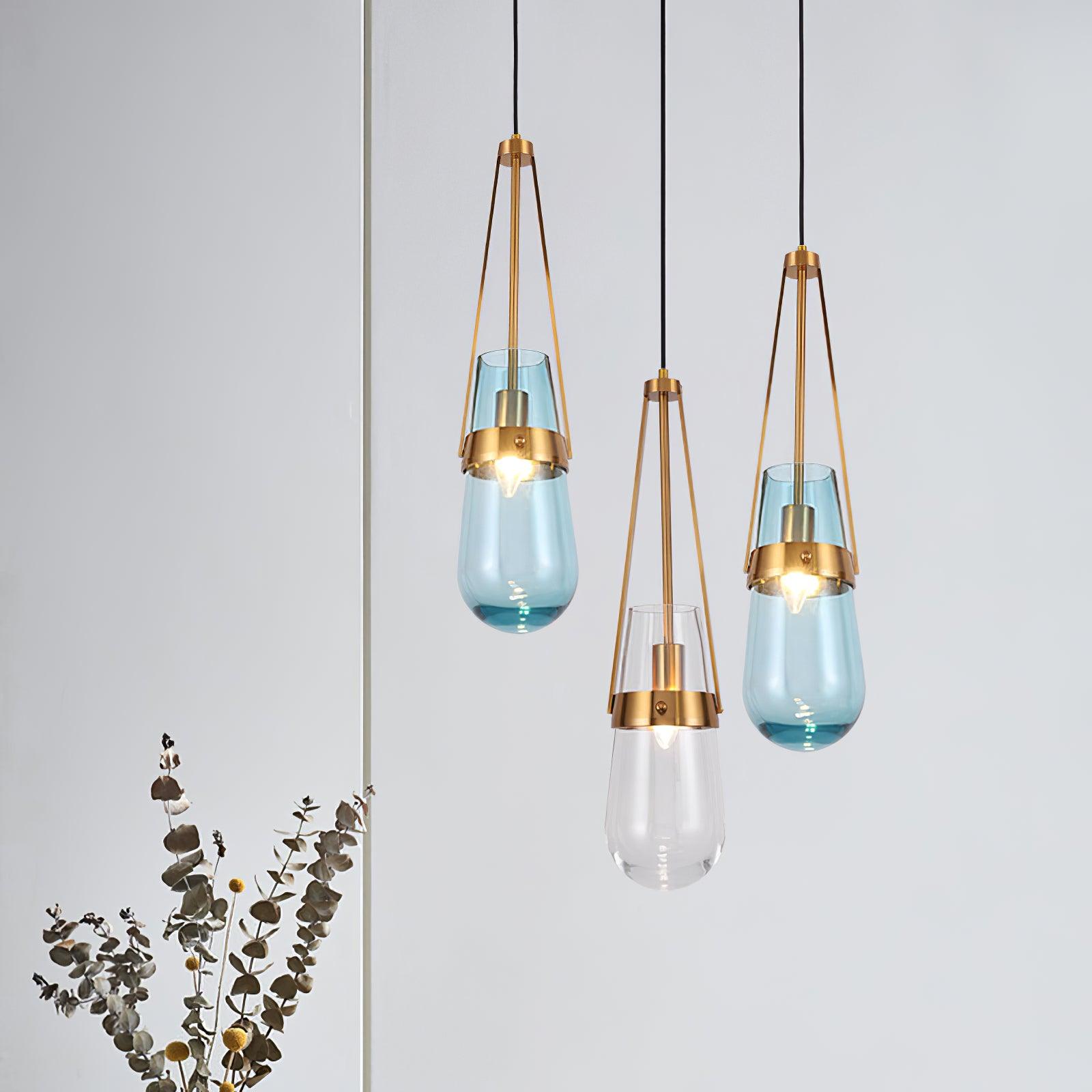 Poble Glass Pendant Light - Lumpaz