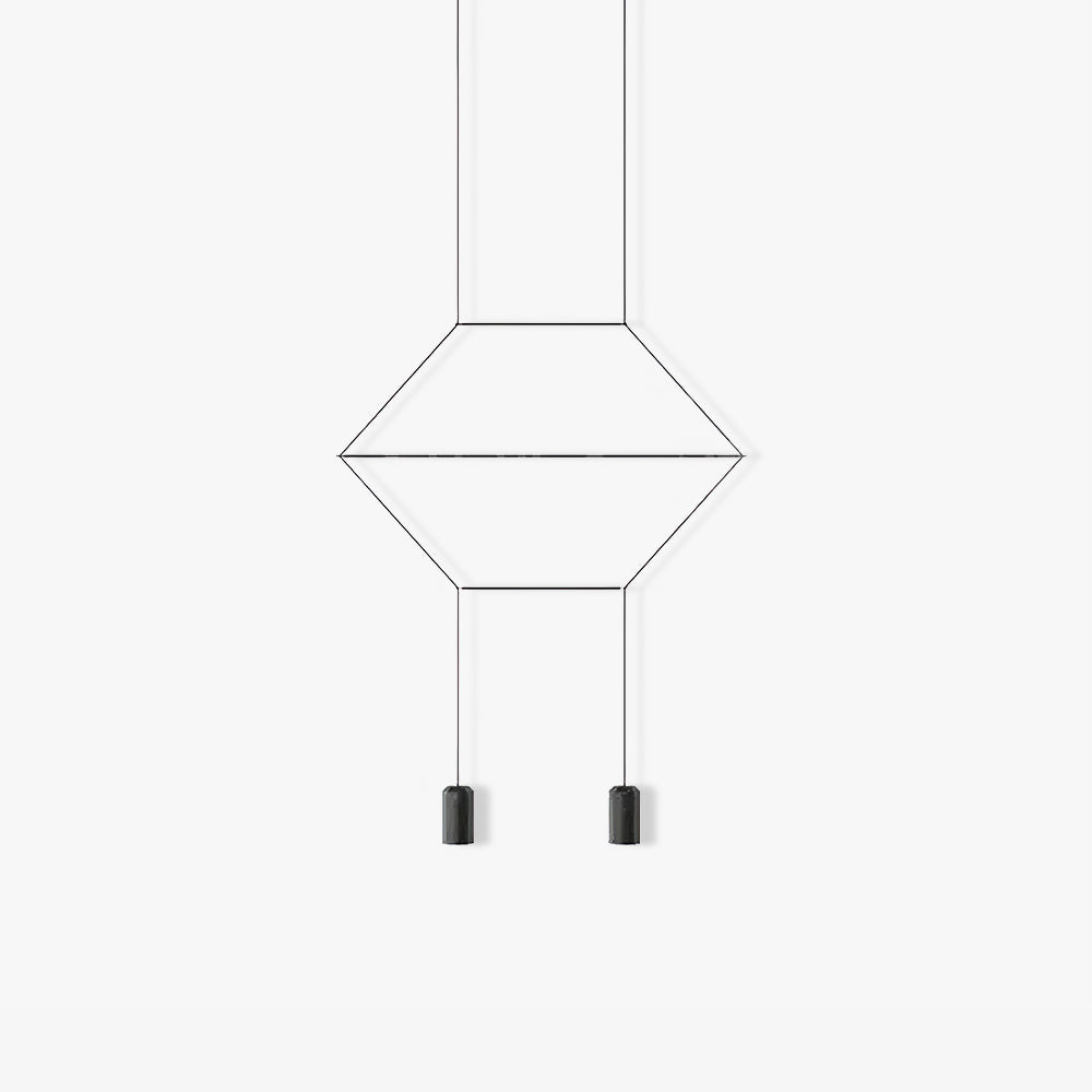 Line Art Pendant Light - Lumpaz