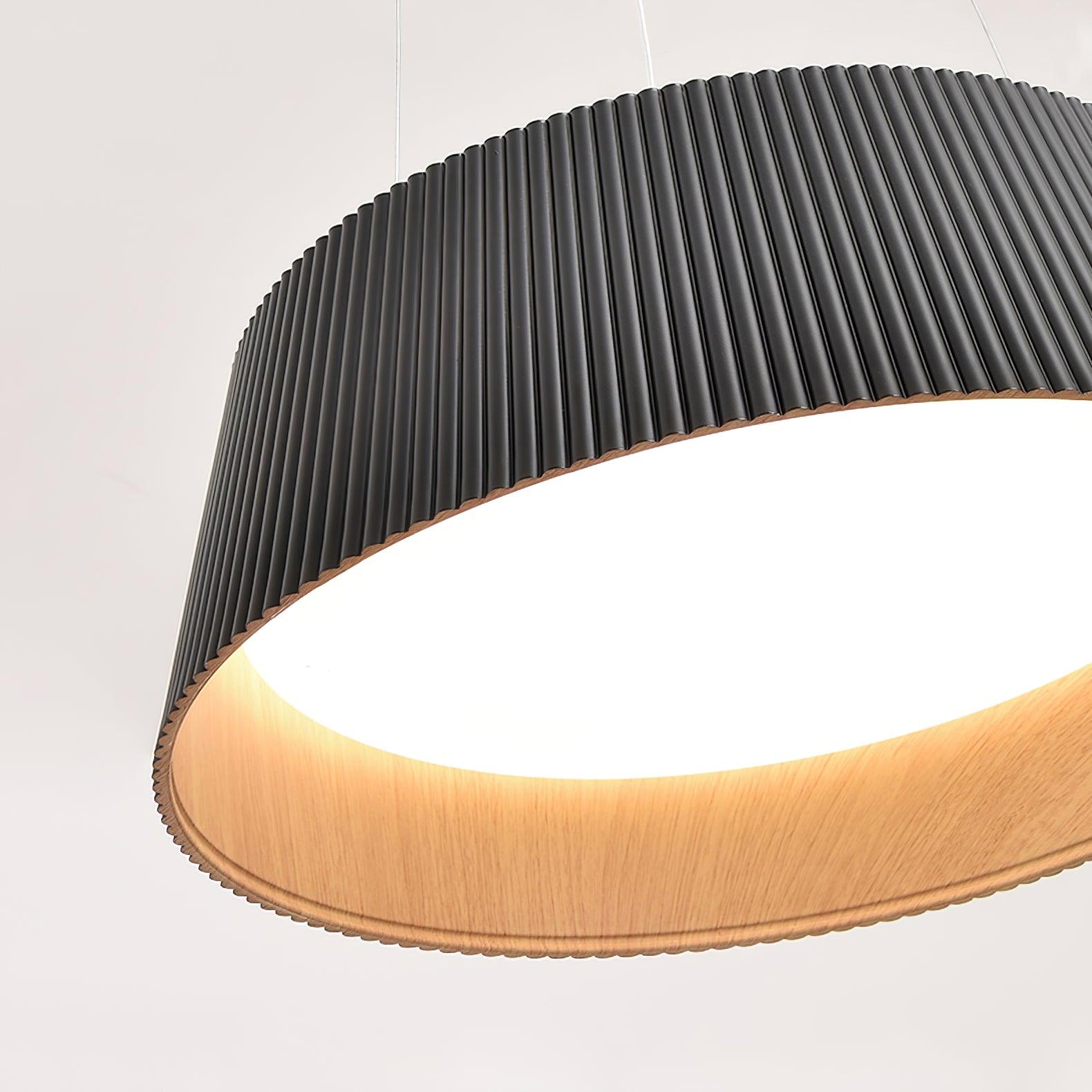 Modern Ribbed Pendant Light - Lumpaz