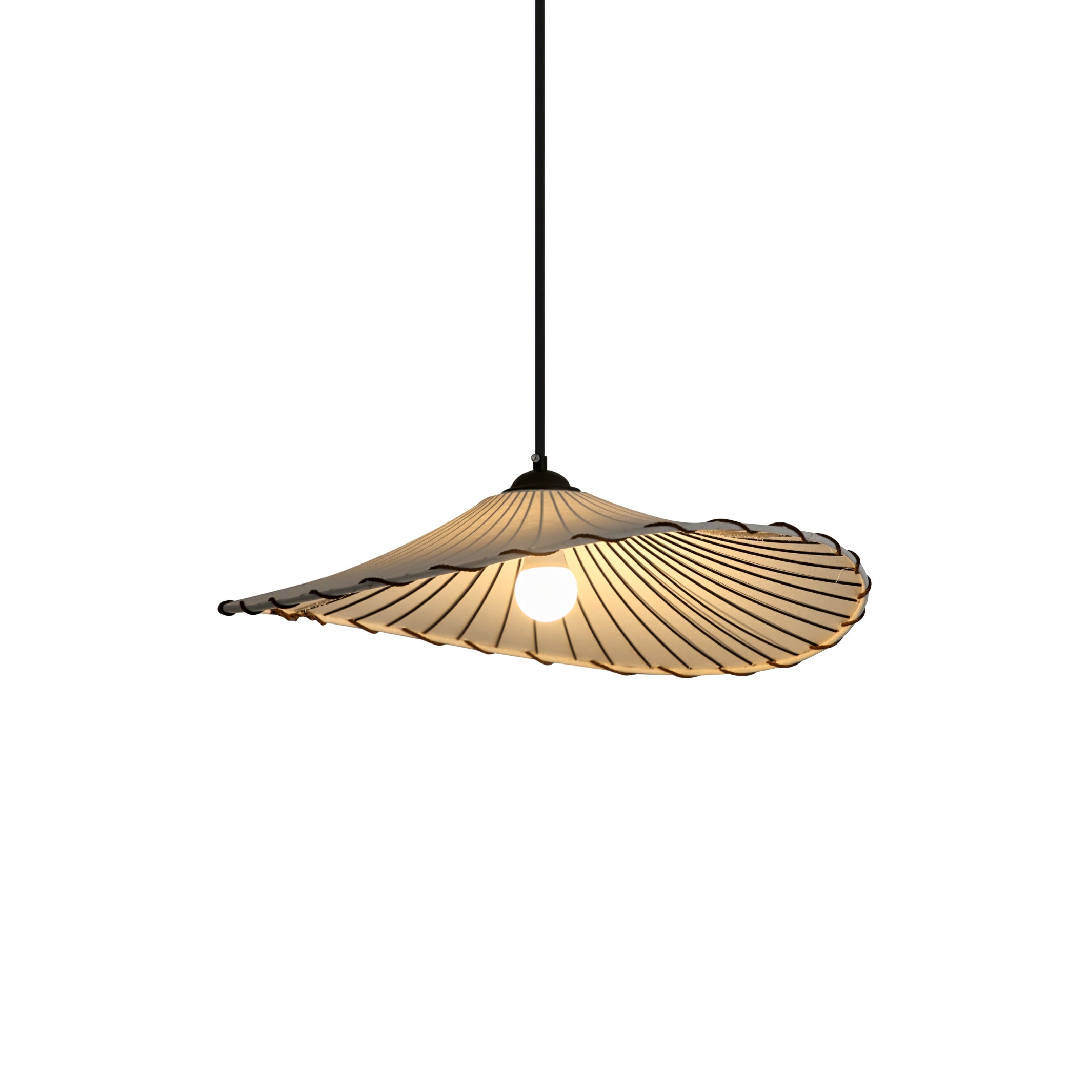 Lotus Leaf Fabric Pendant Light - Lumpaz