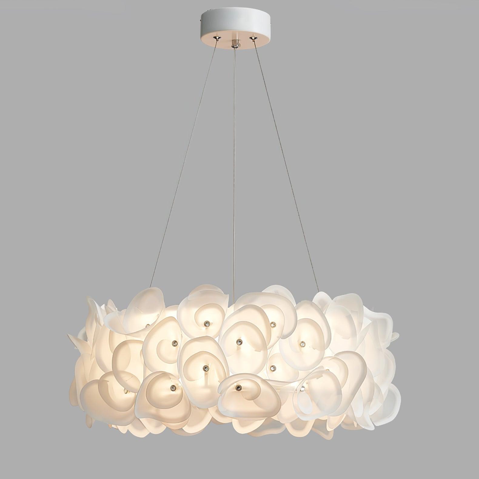 White Hydrangea Pendant Lamp - Lumpaz