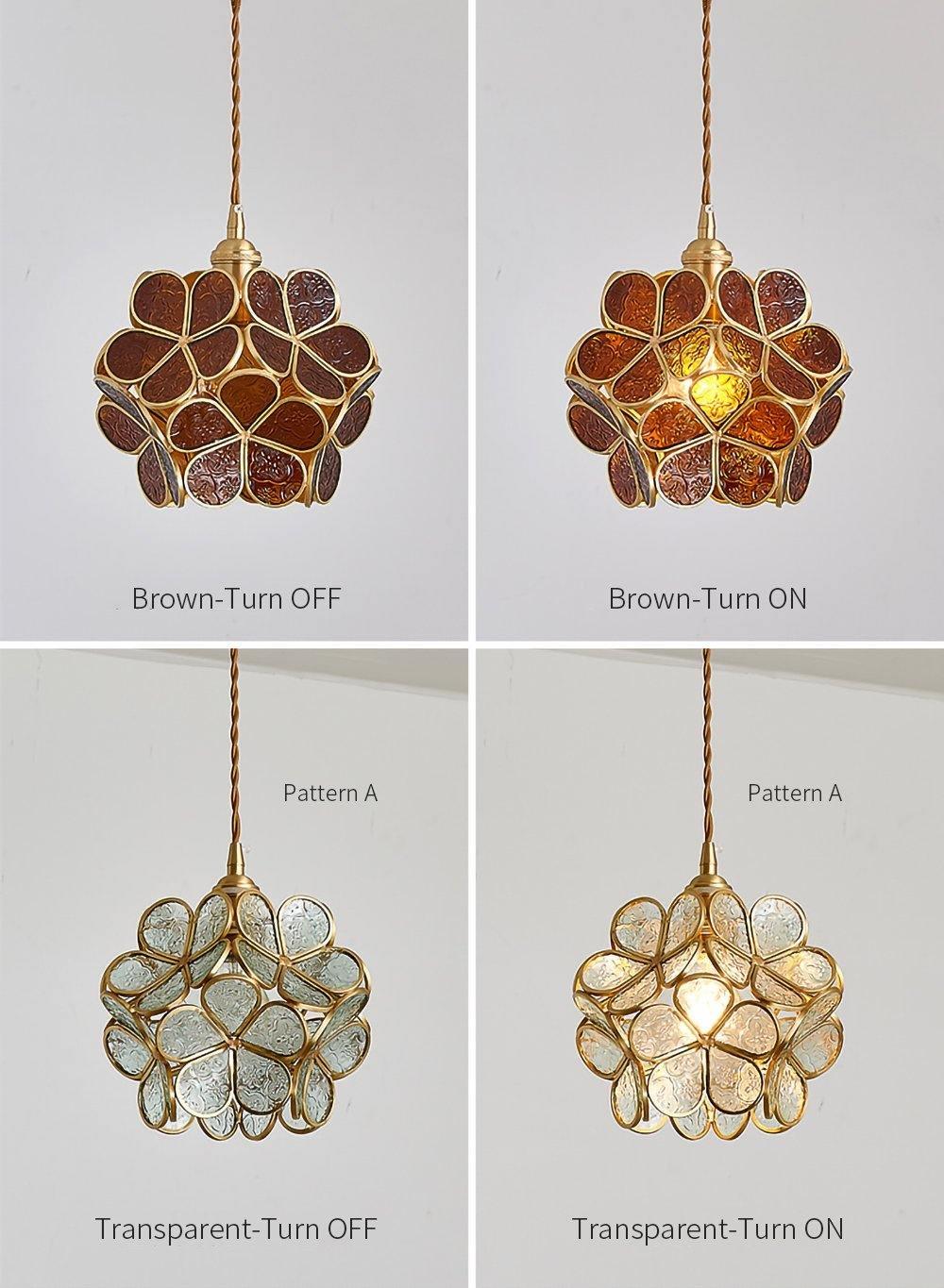 Glass Petal Pendant Light - Lumpaz