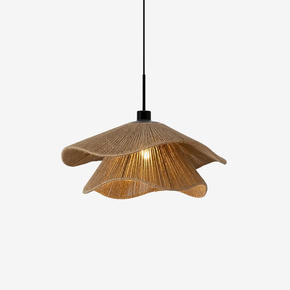 Handmade Straw Hat Pendant Lamp - Lumpaz