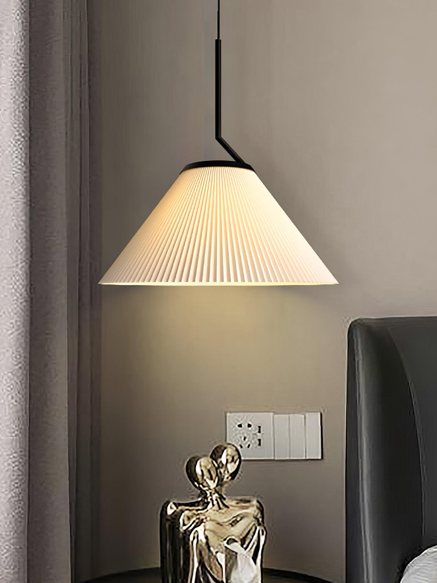 Pleated Skirt Pendant Light - Lumpaz