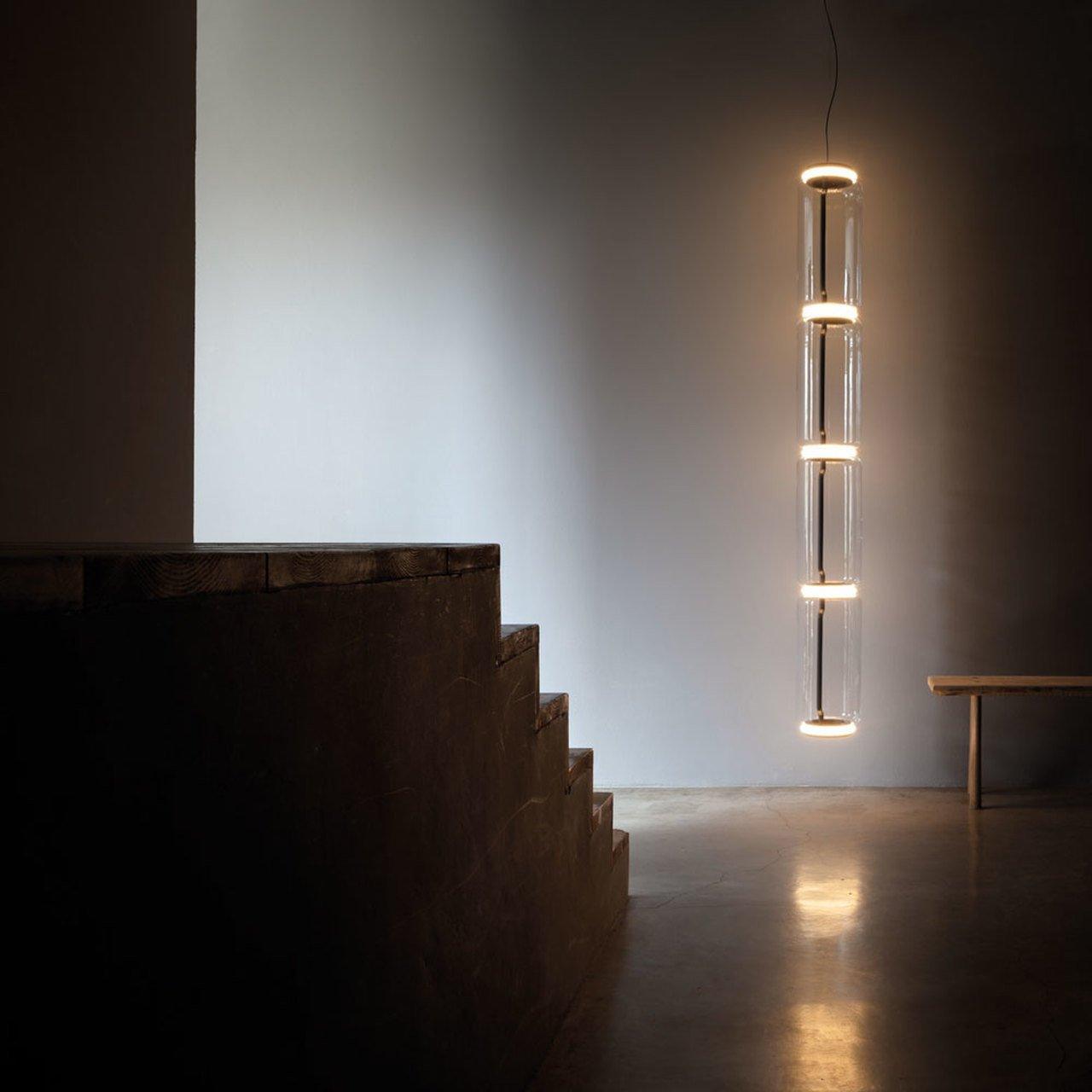 Cylindrical Glass Pendant Light - Lumpaz