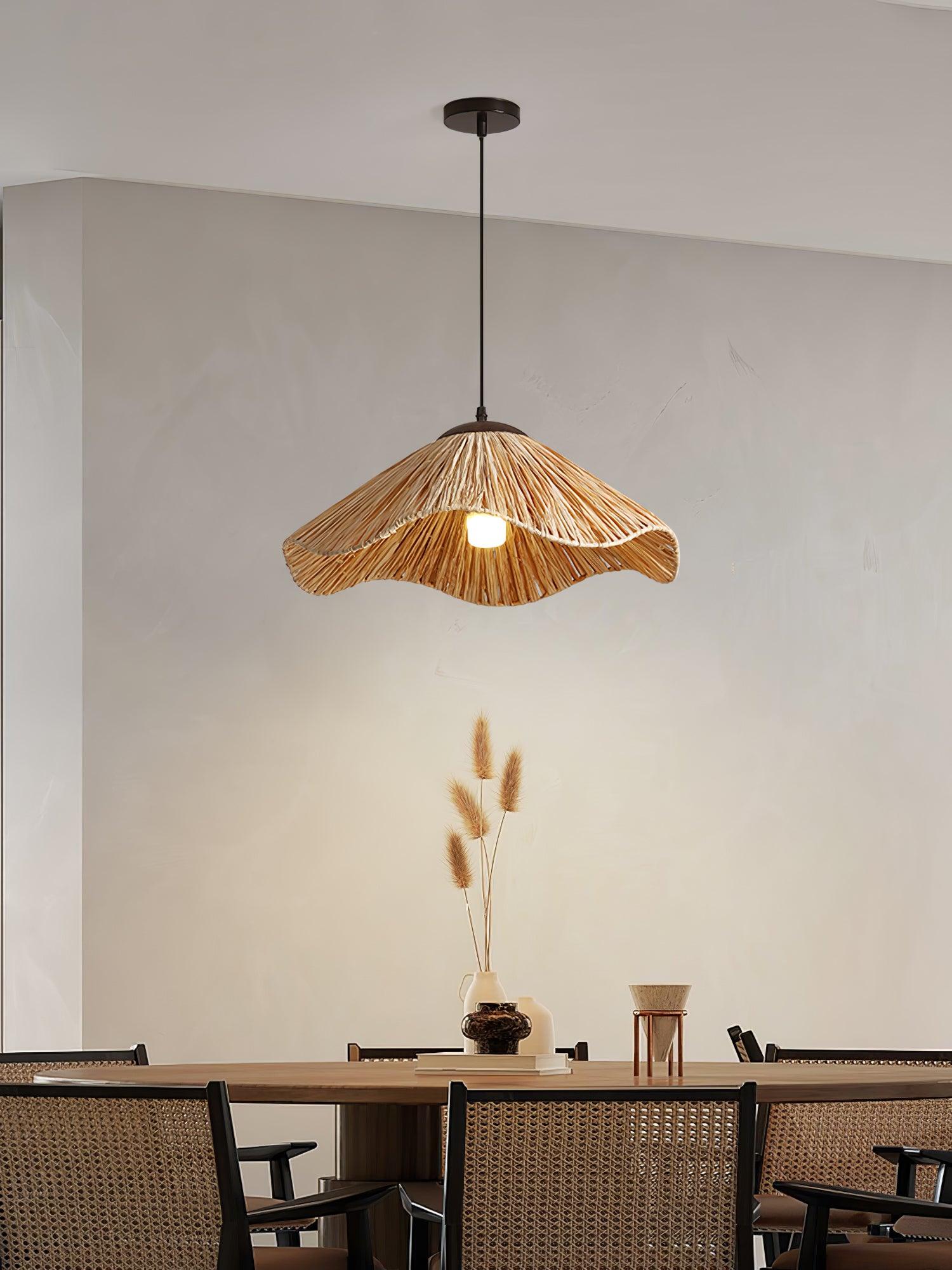 Straw Weaving Pendant Lamp - Lumpaz