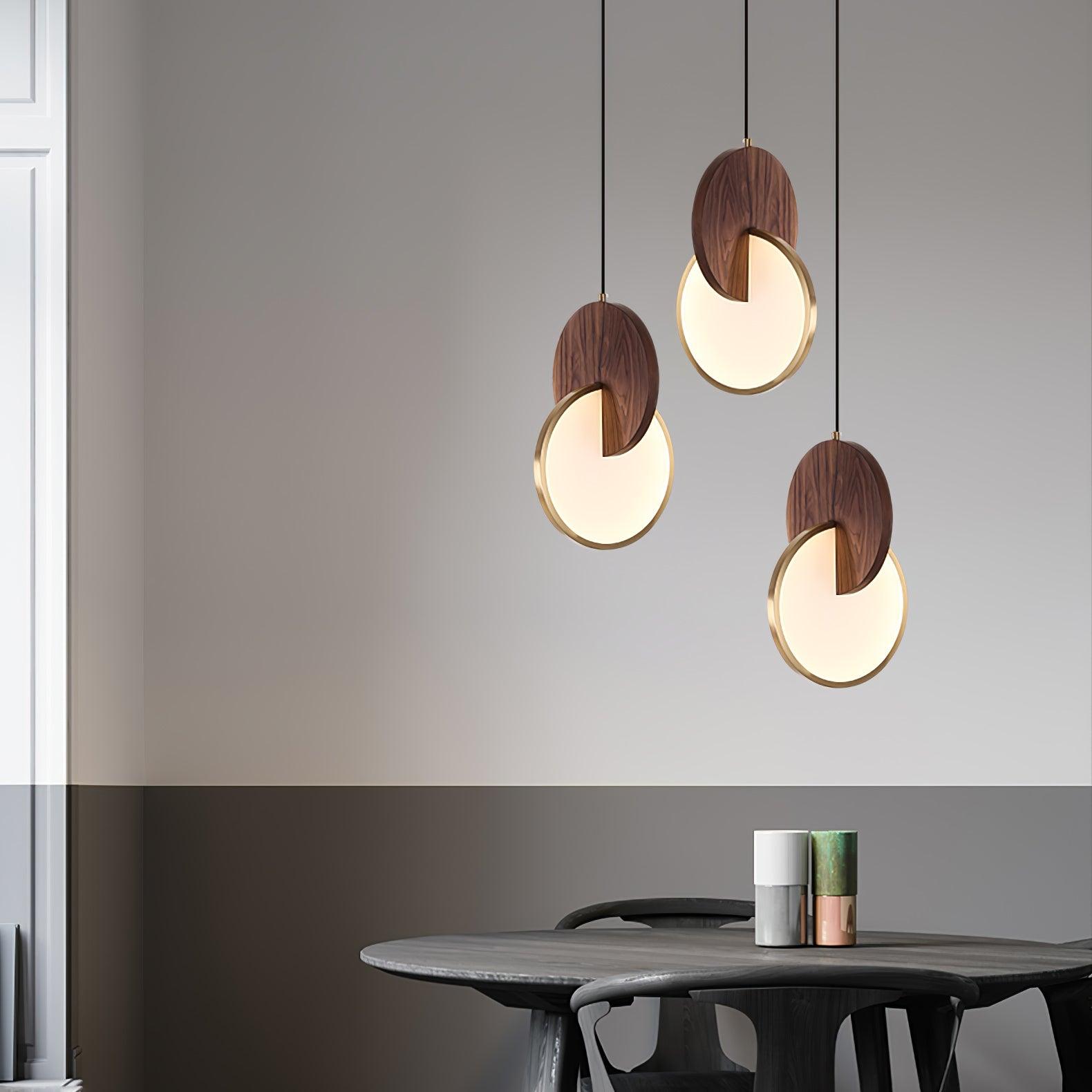 Double Disk Pendant Lamp - Lumpaz