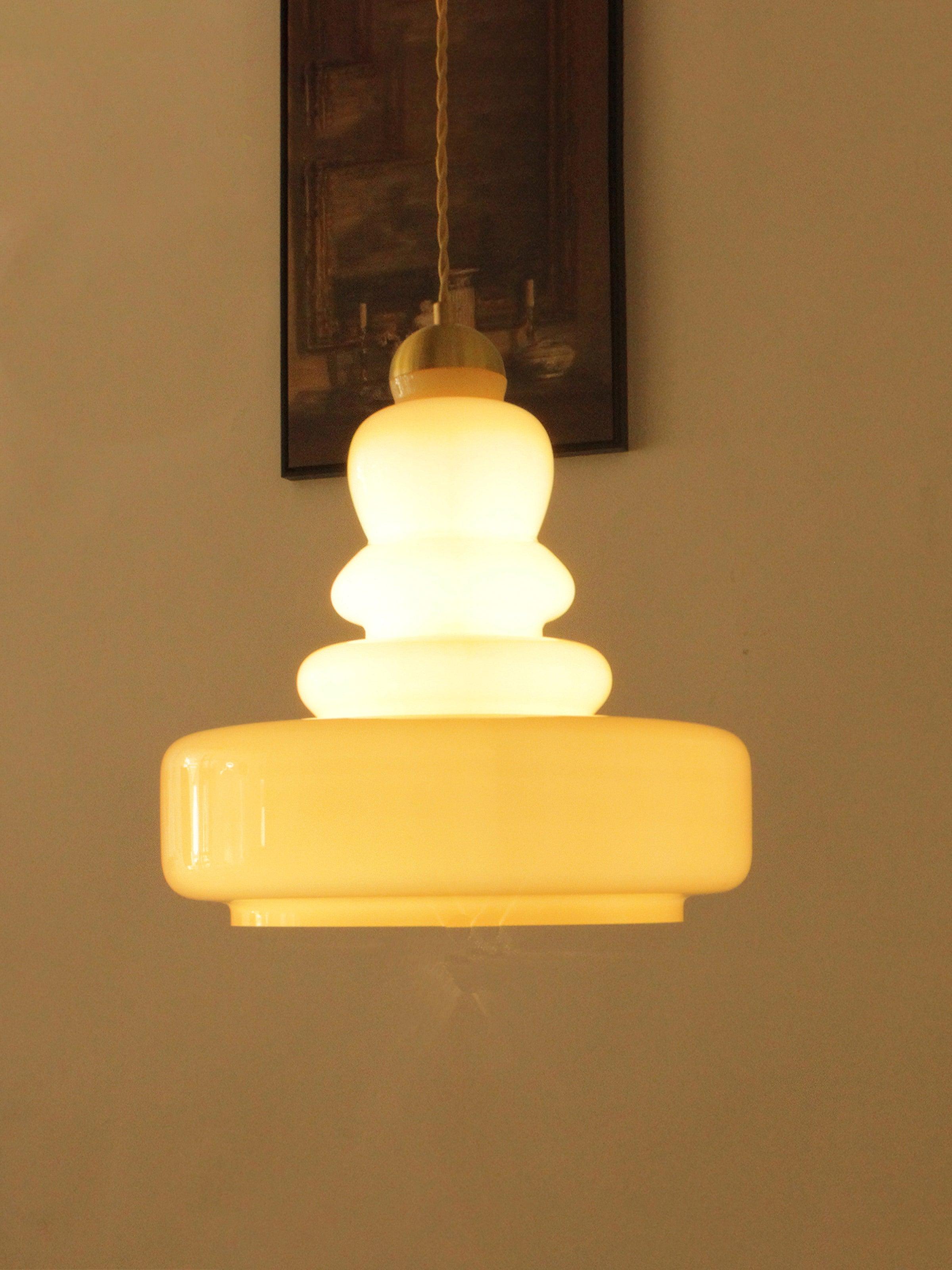 Schoolhouse Glass Pendant Light - Lumpaz