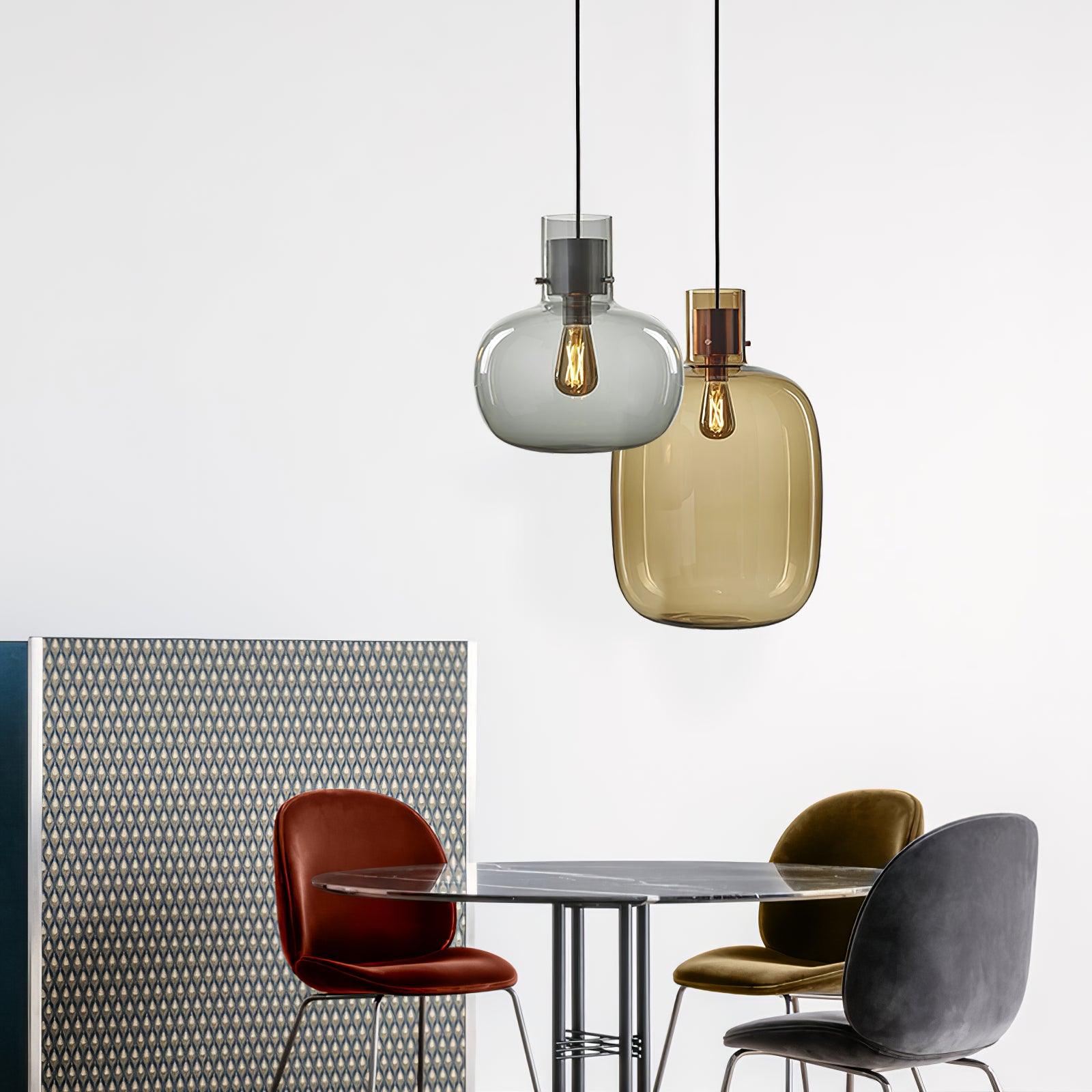 Cambre Glass Pendant Light - Lumpaz