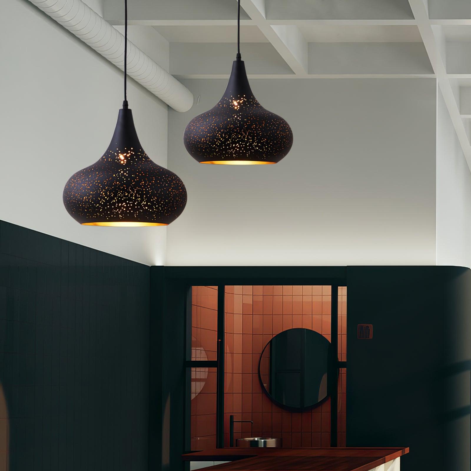 Hollow Industrial Pendant Lamp - Lumpaz