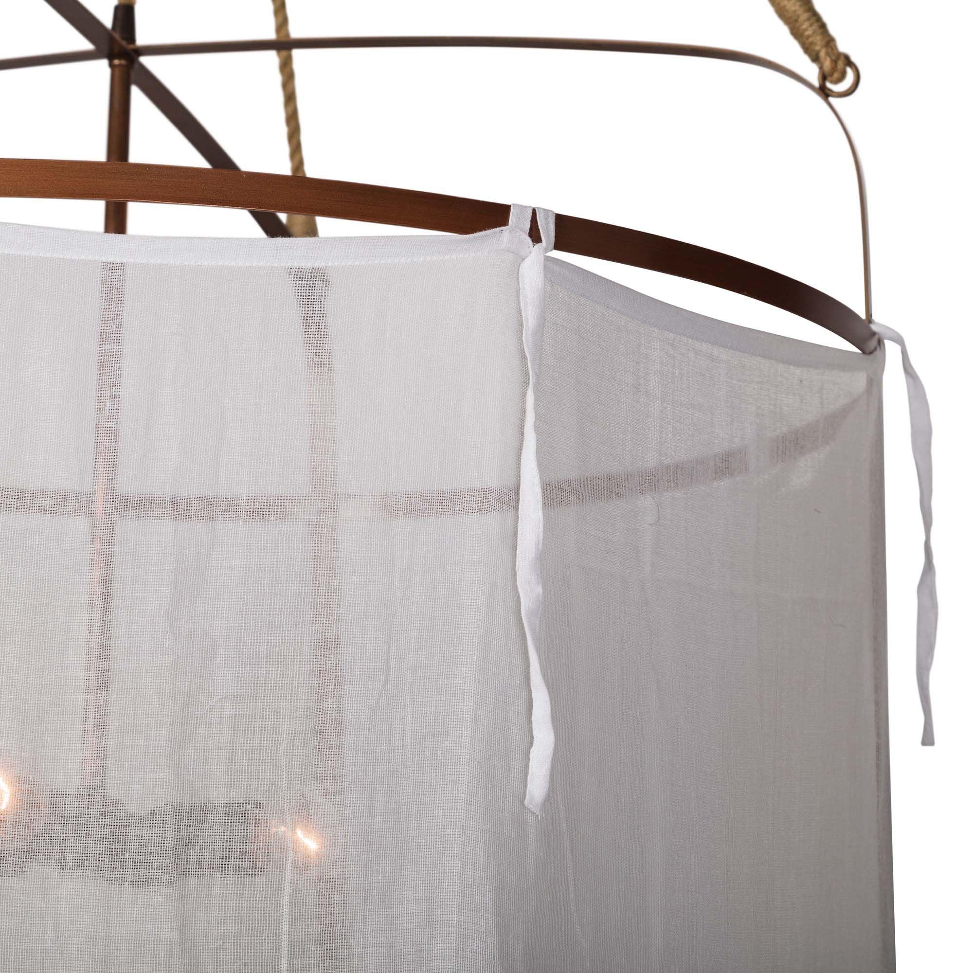 Provence Linen Pendant Light - Lumpaz