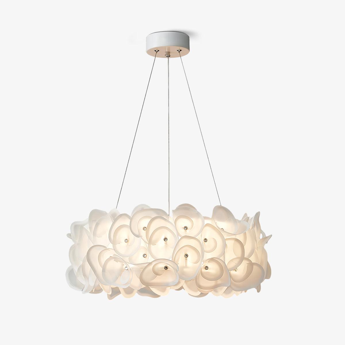 White Hydrangea Pendant Lamp - Lumpaz