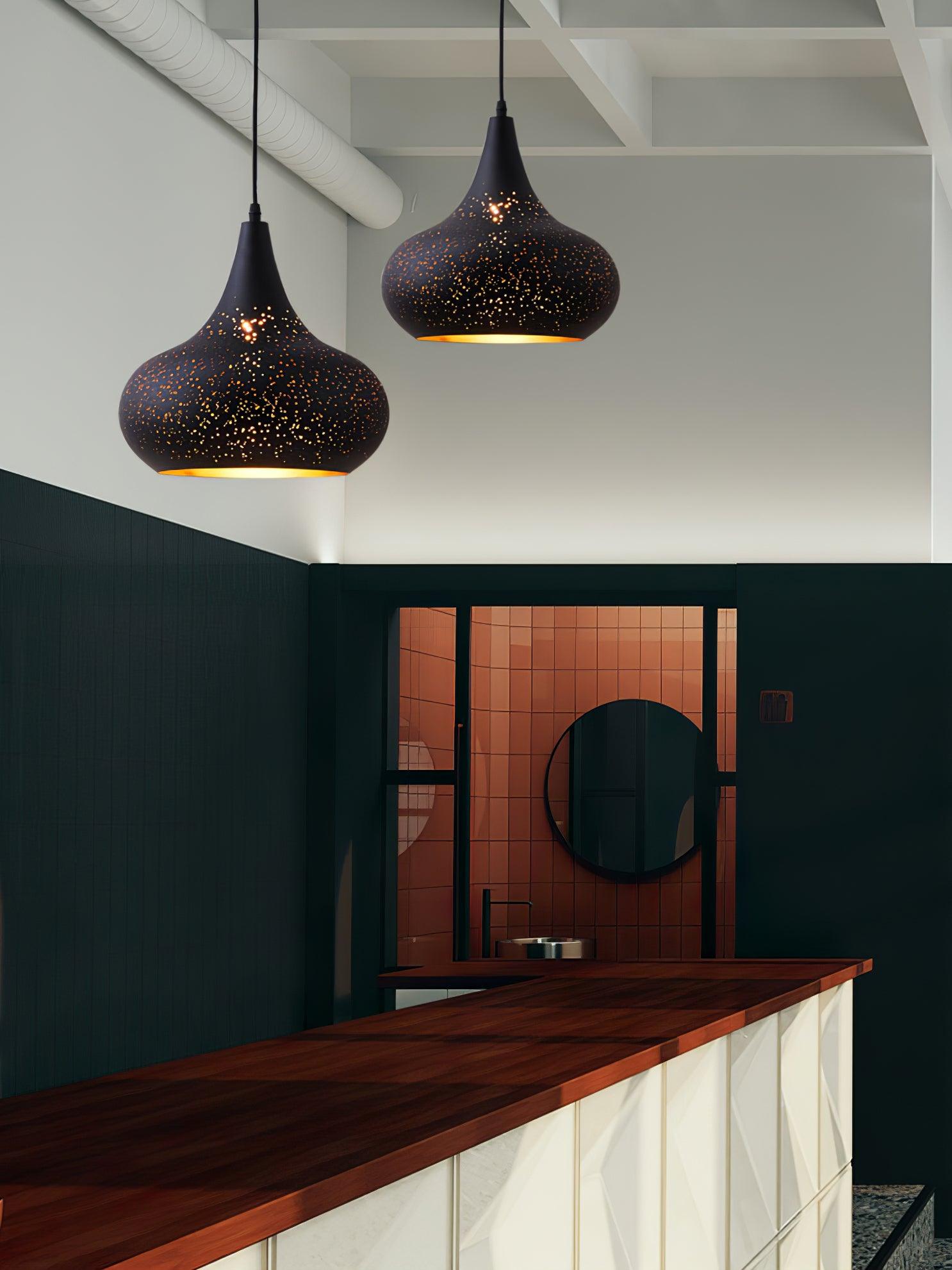 Hollow Industrial Pendant Lamp - Lumpaz