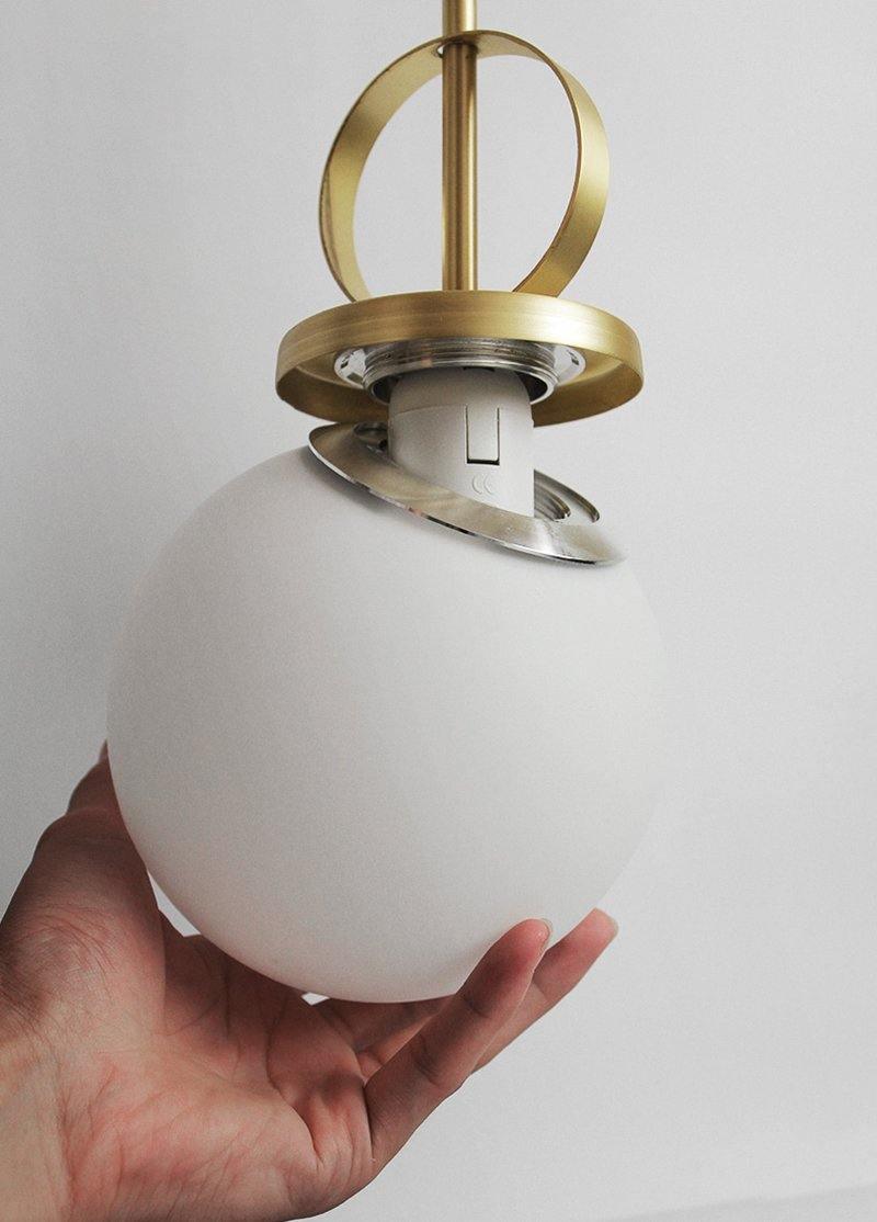 Glass Ball Pendant Lamp - Lumpaz
