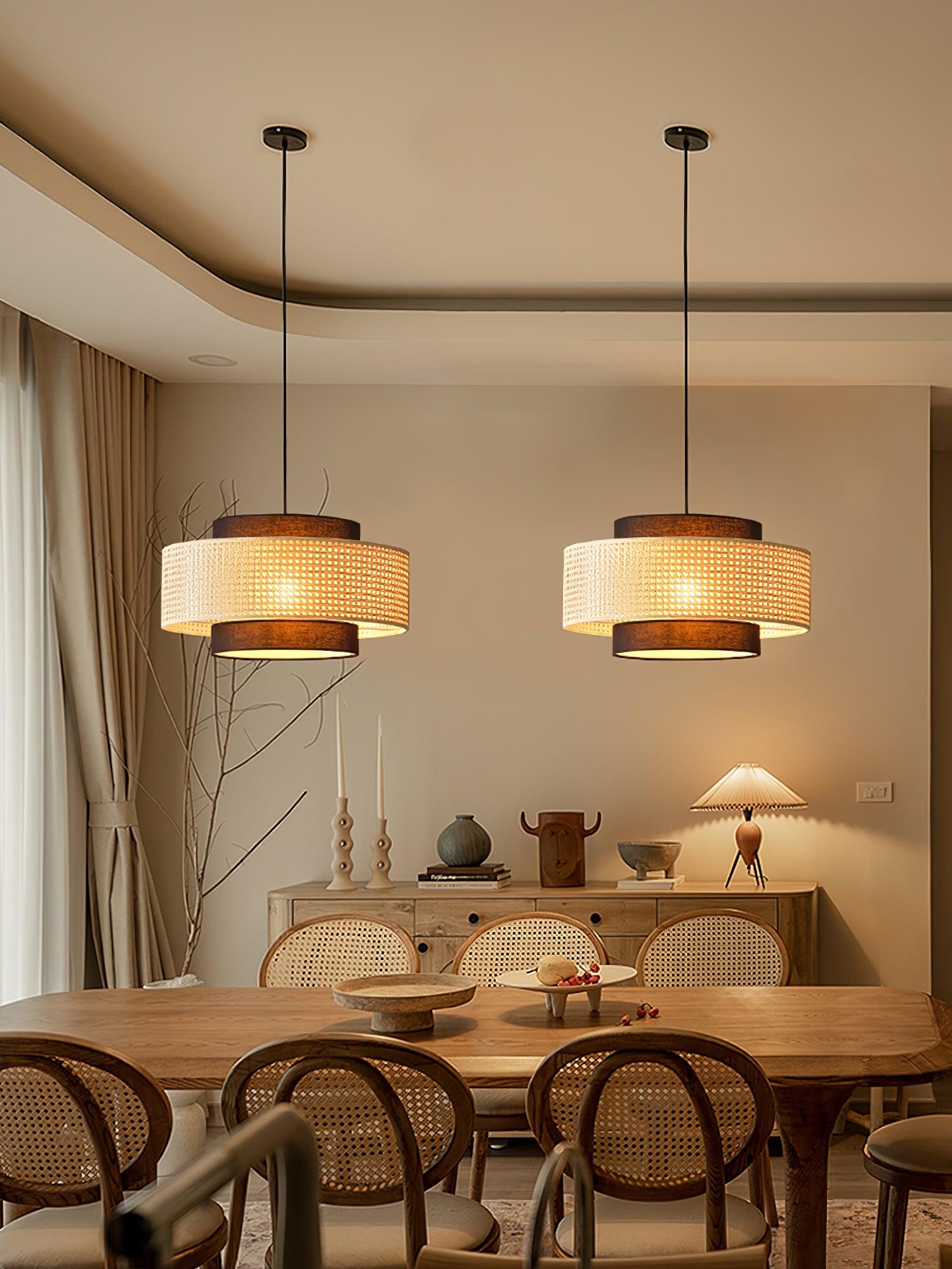 Drum Shade Pendant Light - Lumpaz