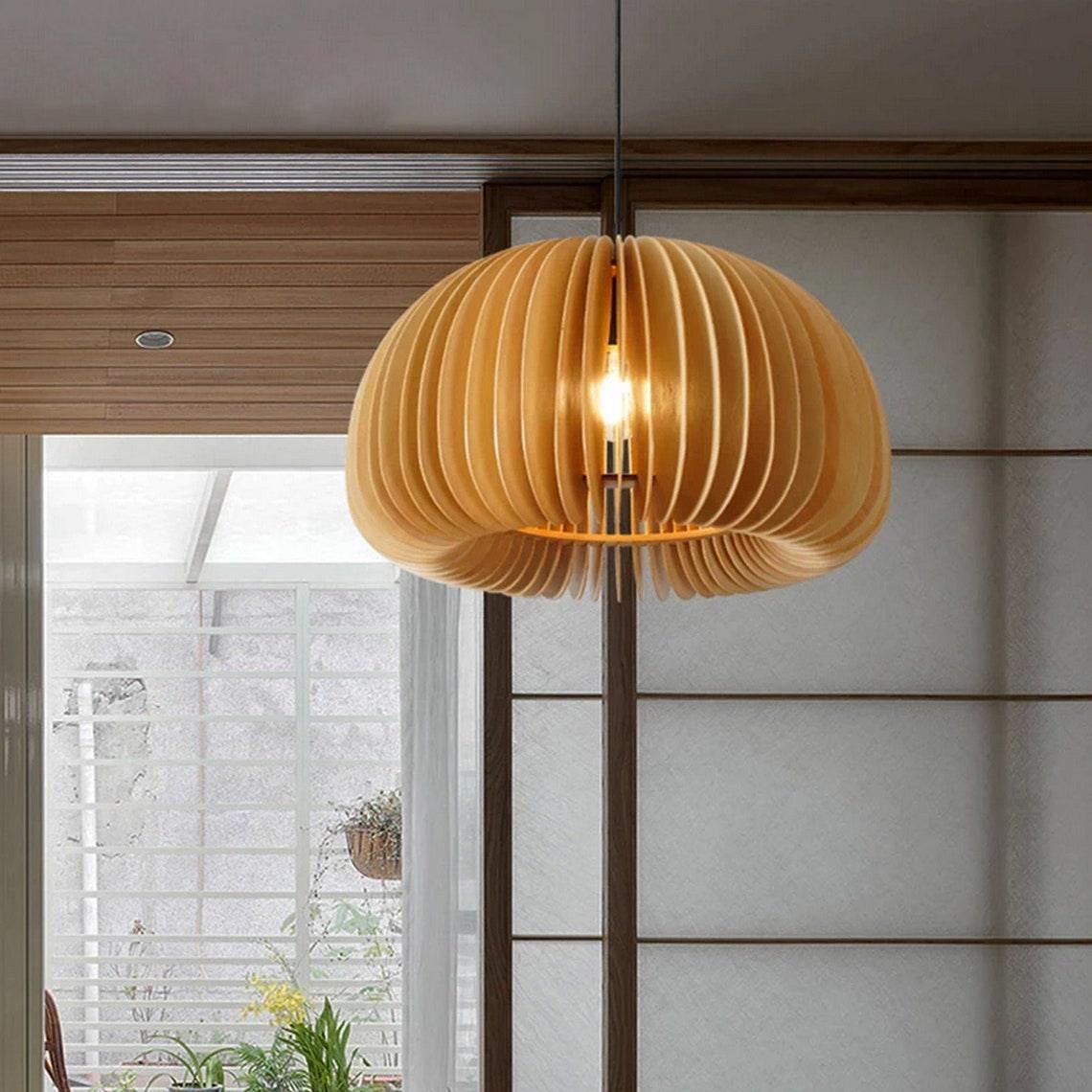 Wooden Pumpkin Swag Lights - Lumpaz