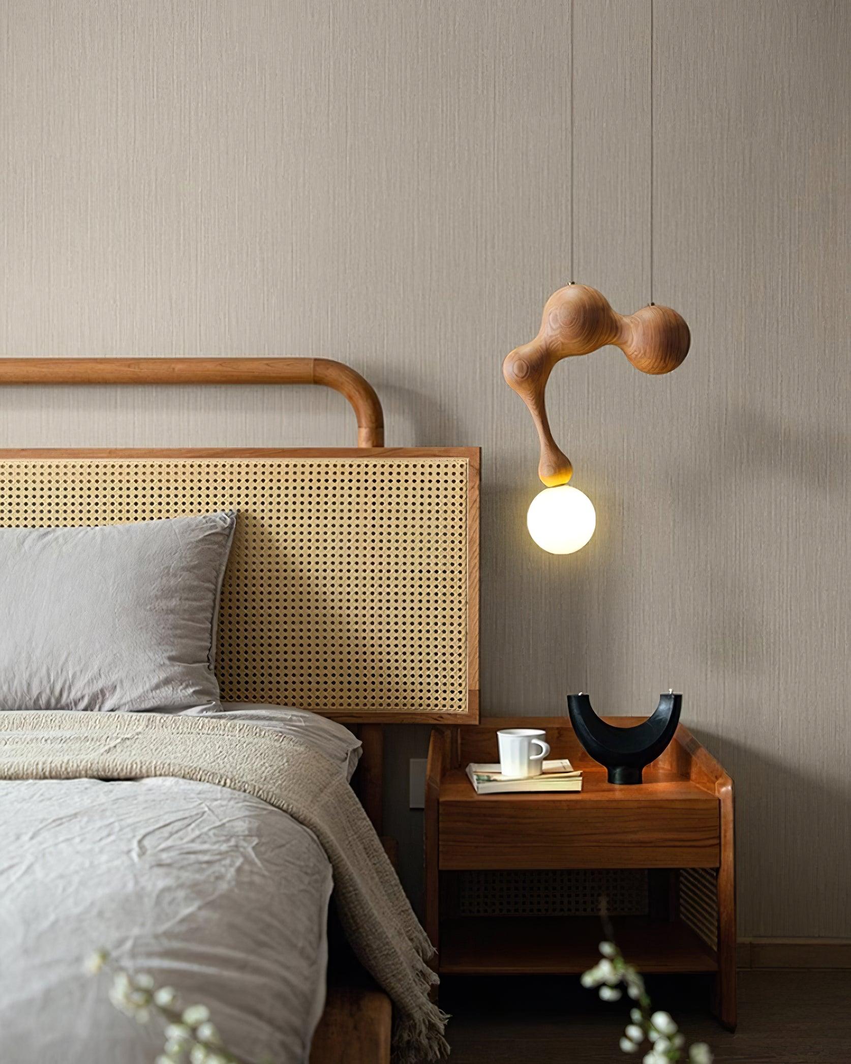 Jenna Wooden Pendant Lamp - Lumpaz