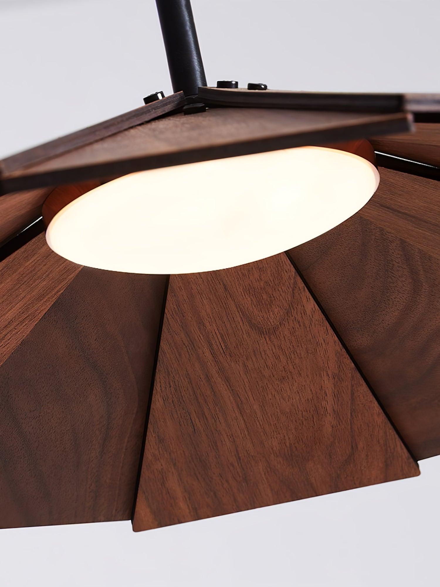 Umbrella Wooden Pendant Light - Lumpaz