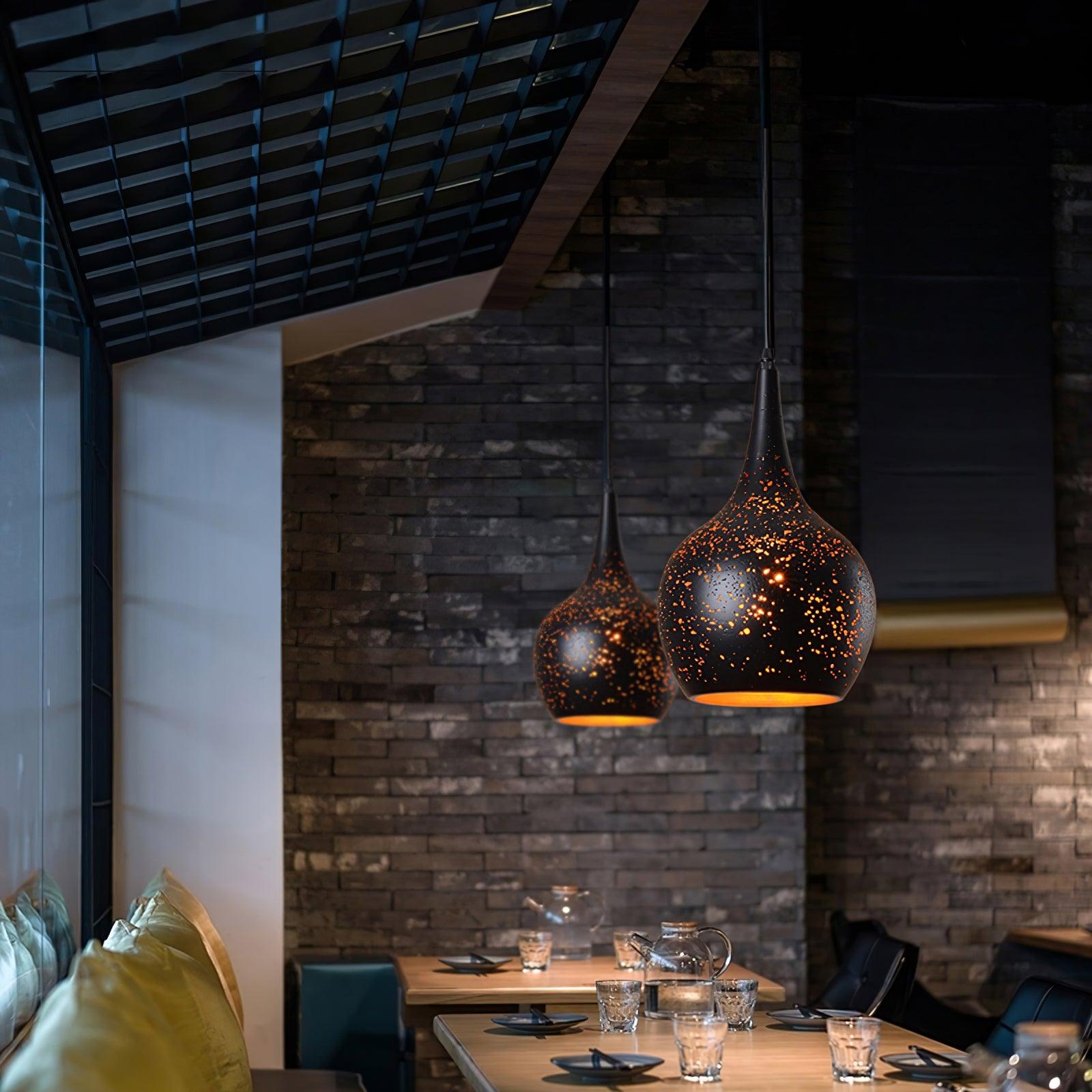 Hollow Industrial Pendant Lamp - Lumpaz