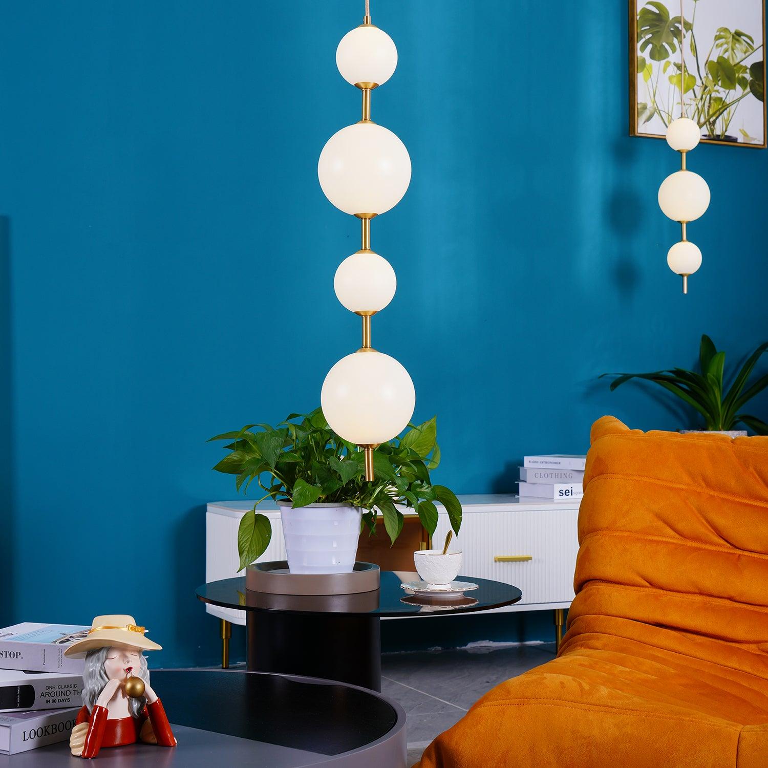 Vertical Globe Pendant Lamp - Lumpaz
